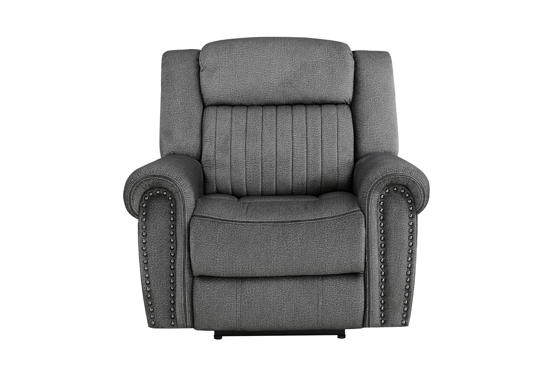 keighly charcoal polyester 41" power recliner 10 keighly charcoal polyester 41" power recliner