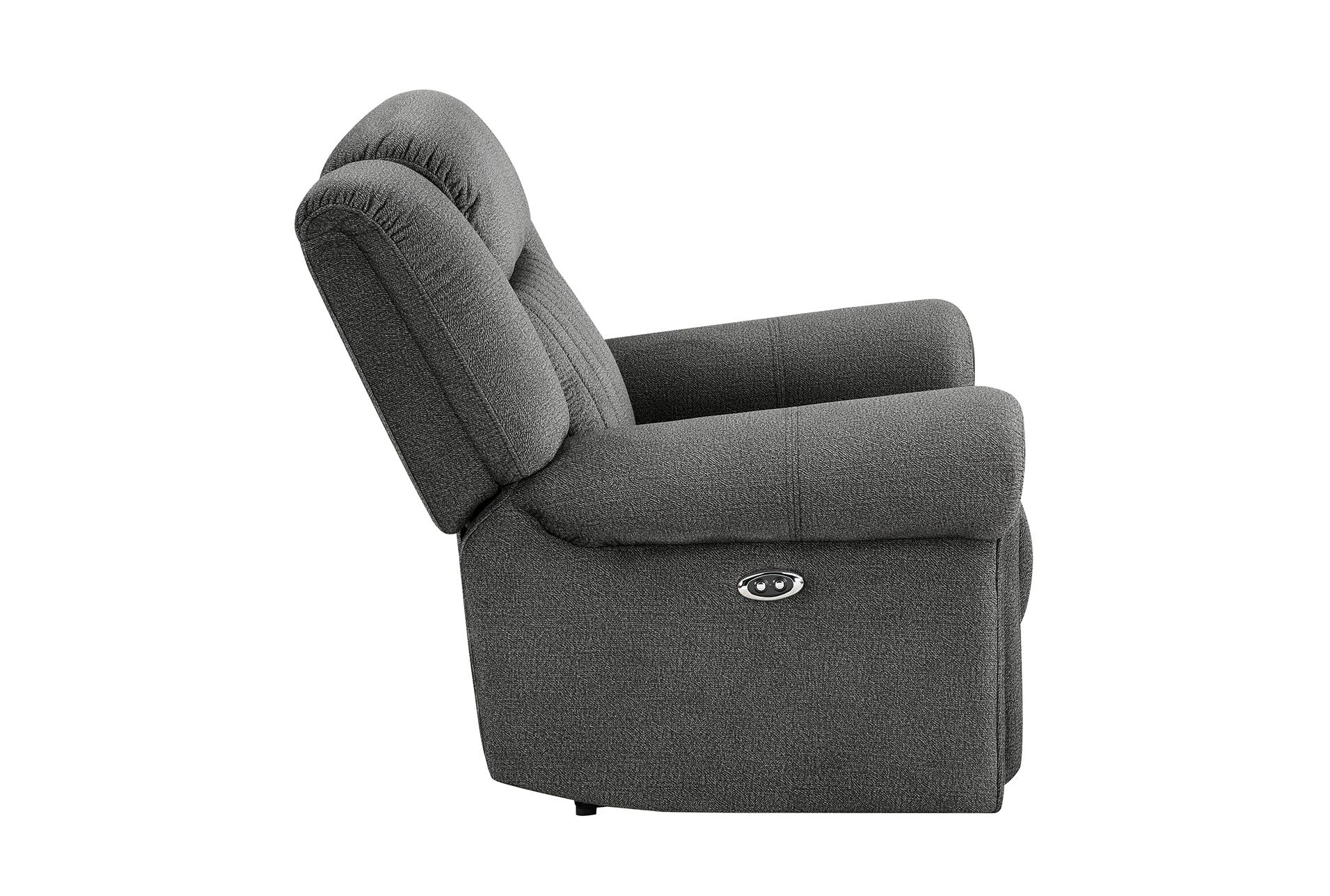 keighly charcoal polyester 41" power recliner 11 keighly charcoal polyester 41" power recliner
