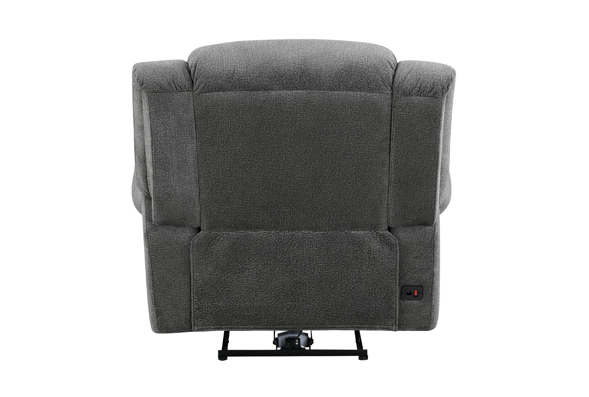 keighly charcoal polyester 41" power recliner 15 keighly charcoal polyester 41" power recliner