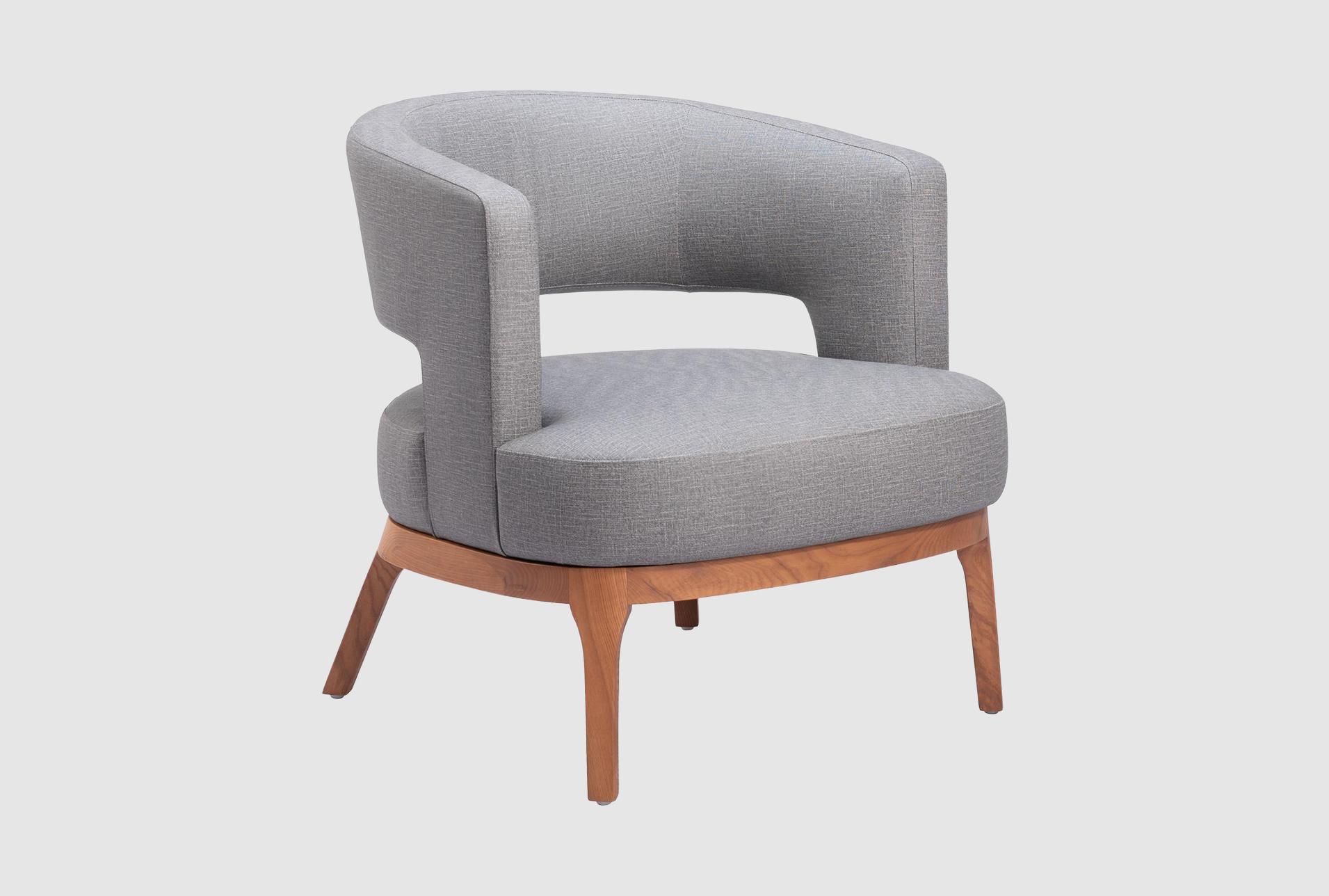 penryn slate grey metal accent barrel arm chair | fabric | with arms 1 penryn slate grey metal accent barrel arm chair | fabric | with arms
