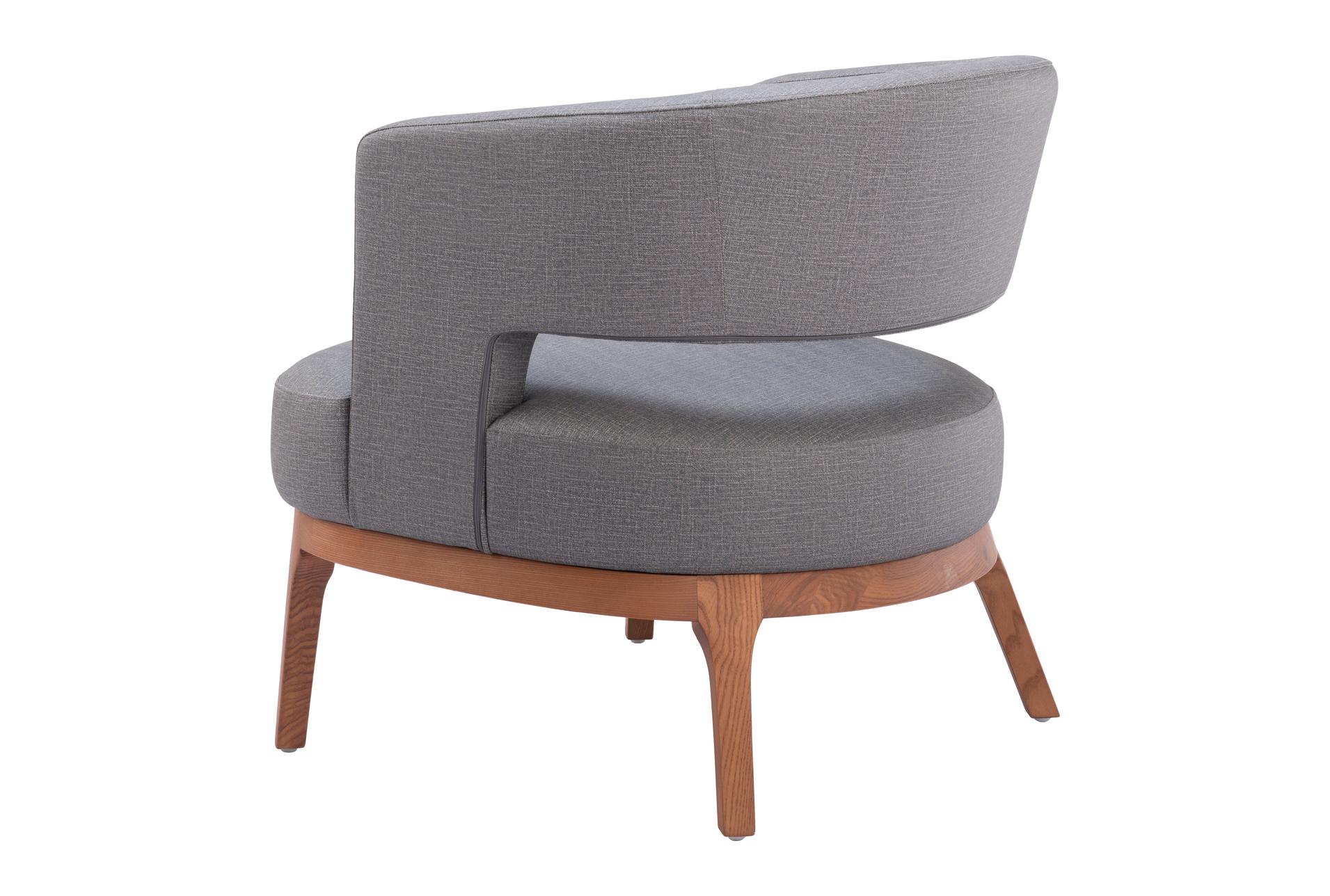 penryn slate grey metal accent barrel arm chair | fabric | with arms 11 penryn slate grey metal accent barrel arm chair | fabric | with arms