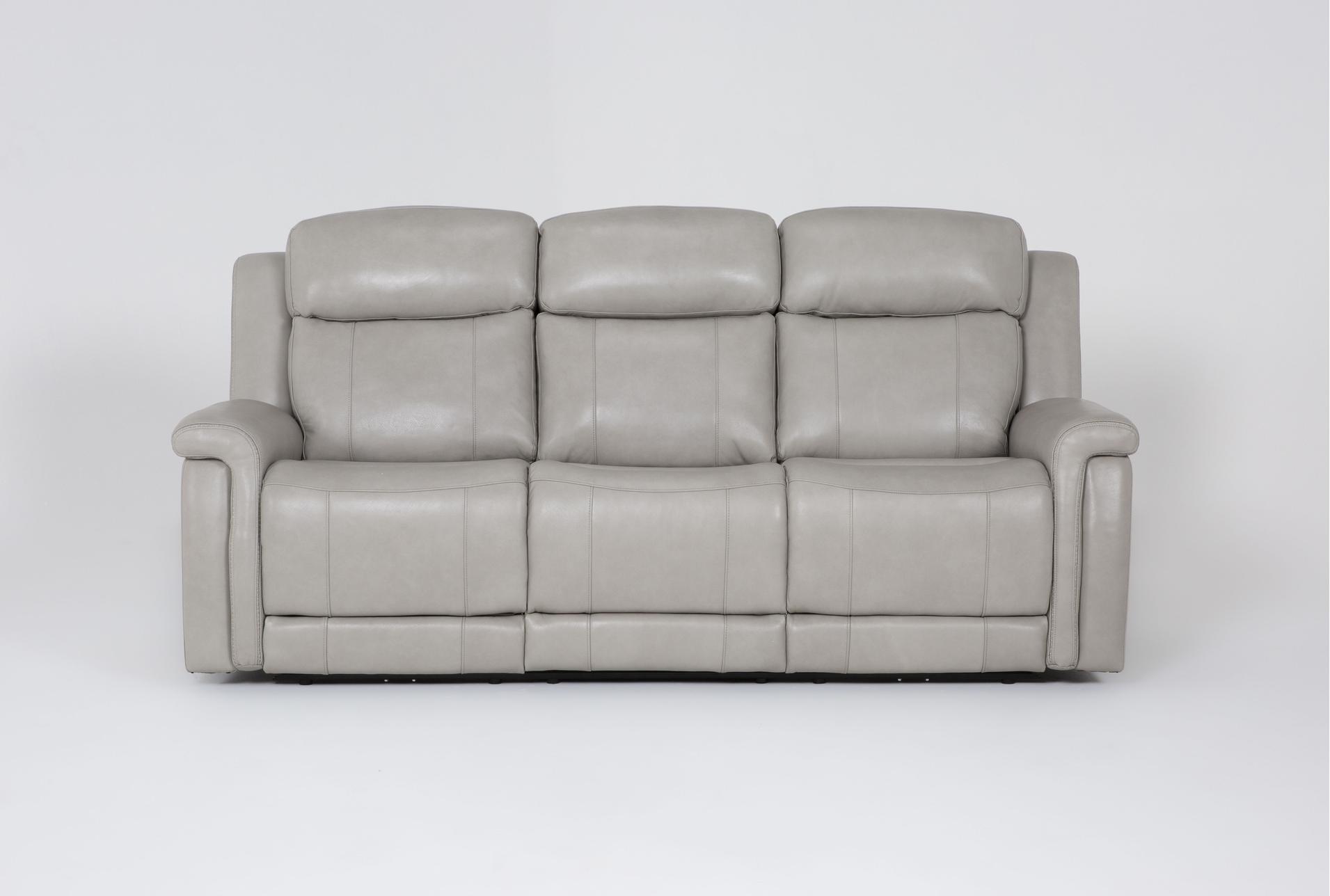 serena ii stone leather 87" power zero gravity reclining sofa with power headrest drop down tray & usb 17 serena ii stone leather 87" power zero gravity reclining sofa with power headrest drop down tray & usb