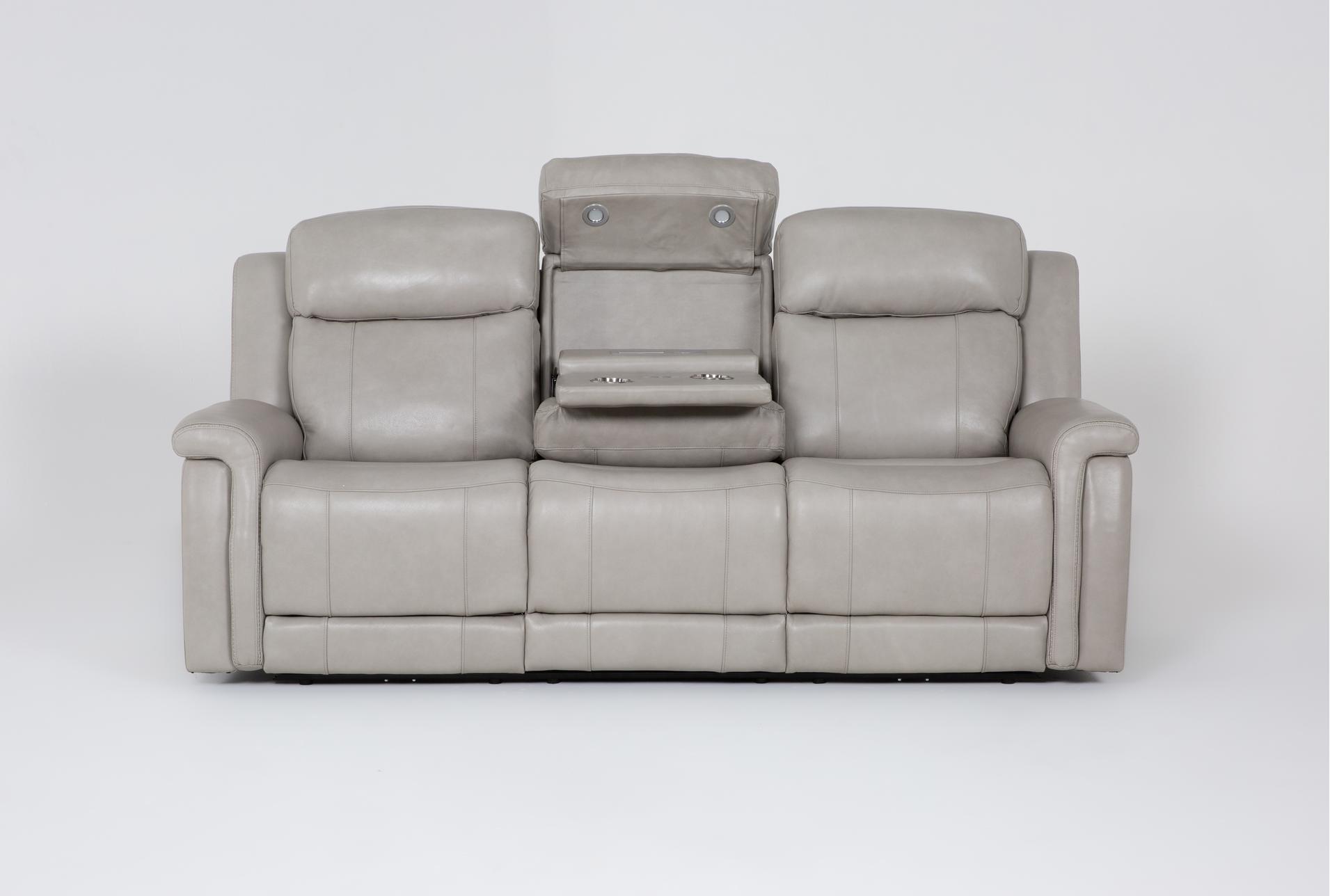 serena ii stone leather 87" power zero gravity reclining sofa with power headrest drop down tray & usb 18 serena ii stone leather 87" power zero gravity reclining sofa with power headrest drop down tray & usb