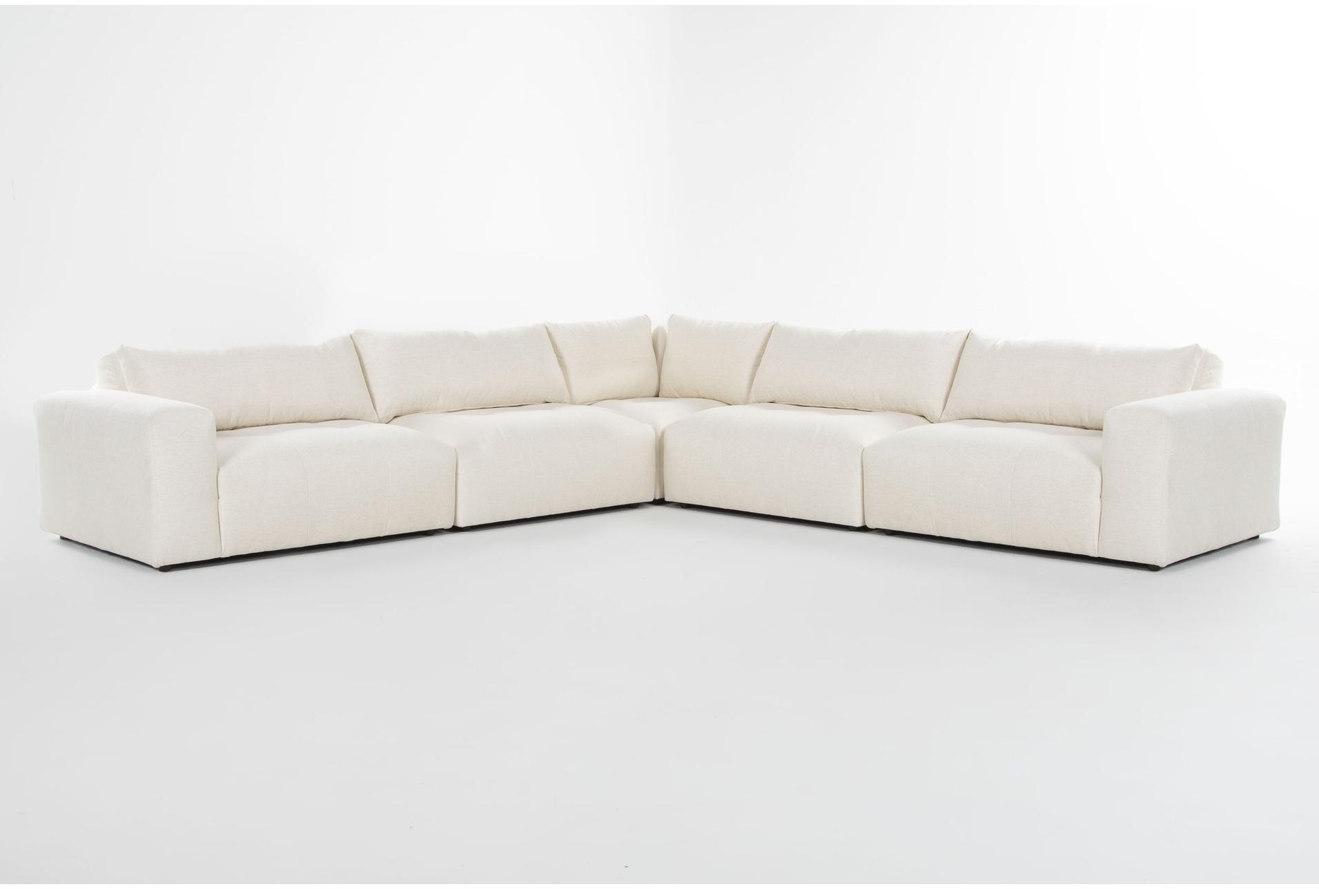 iris ivory crypton 139" performance modular 5 piece sectional 1 iris ivory crypton 139" performance modular 5 piece sectional