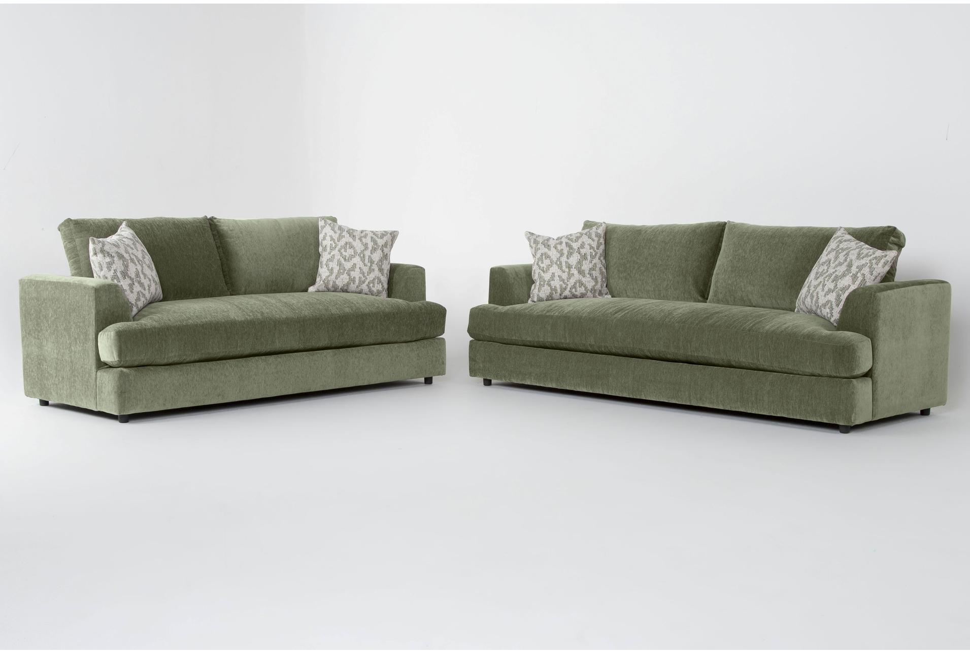opaline green down crypton 97" performance sofa/condo sofa set 1 opaline green down crypton 97" performance sofa/condo sofa set