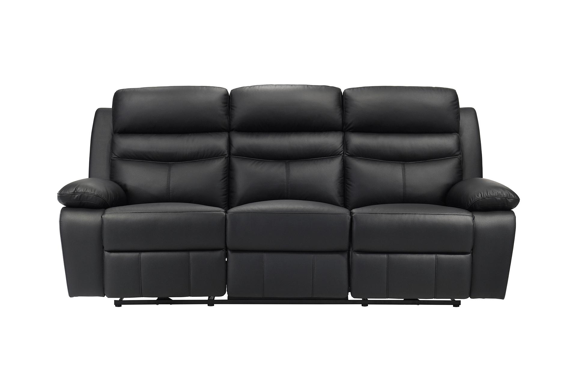 marigold black leather 86" power reclining sofa with usb 11 marigold black leather 86" power reclining sofa with usb