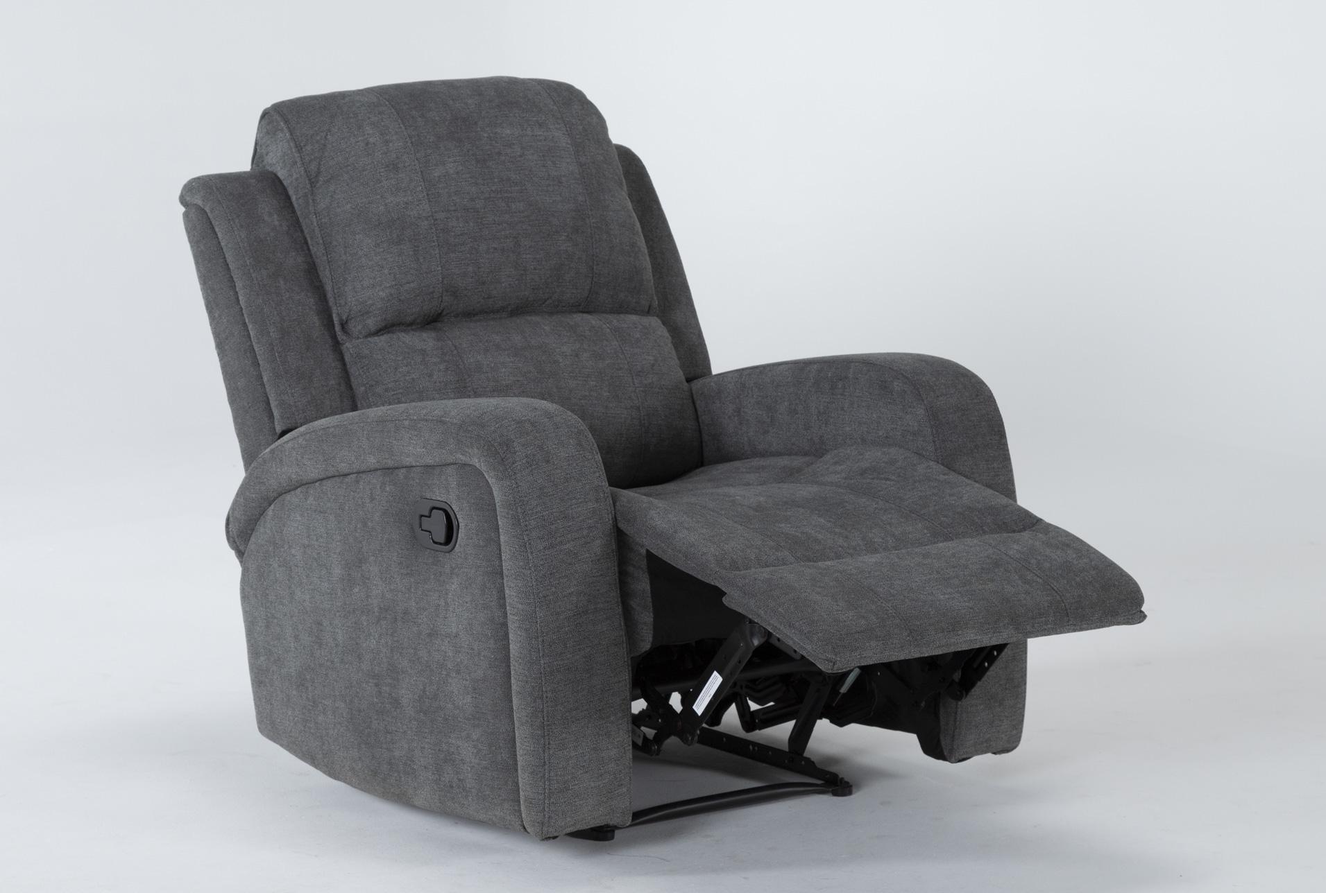 anton grey manual recliner | wall hugger | wallaway | flat 5 anton grey manual recliner | wall hugger | wallaway | flat