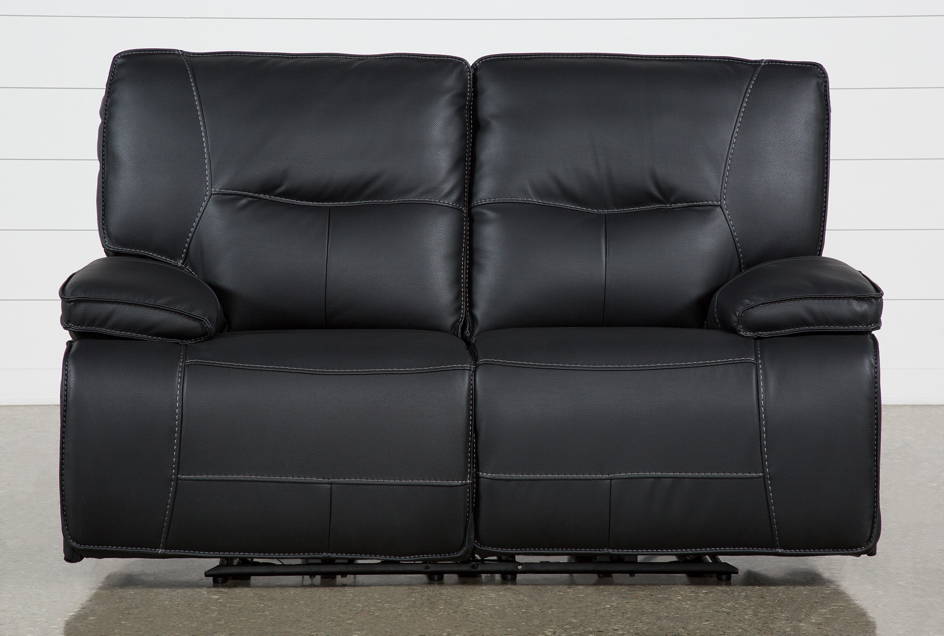 marcus black fabric 65" power reclining loveseat with power headrest & usb 11 marcus black fabric 65" power reclining loveseat with power headrest & usb