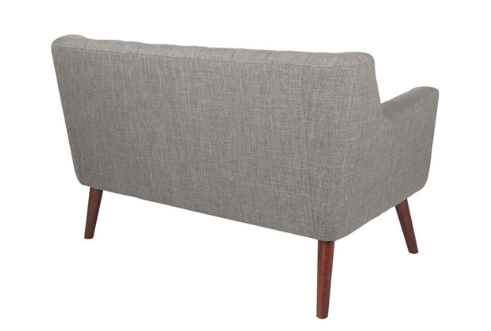 holly cement grey fabric settee with coffee legs 6 holly cement grey fabric settee with coffee legs