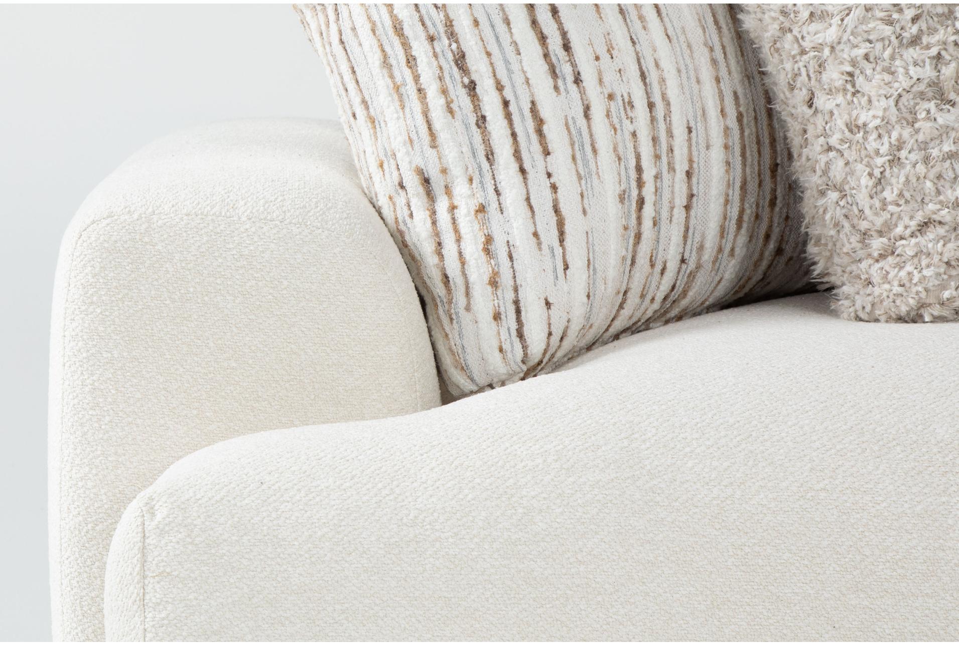 cataleya ivory beige boucle fabric 129" 4 piece left arm facing chaise sectional 13 cataleya ivory beige boucle fabric 129" 4 piece left arm facing chaise sectional