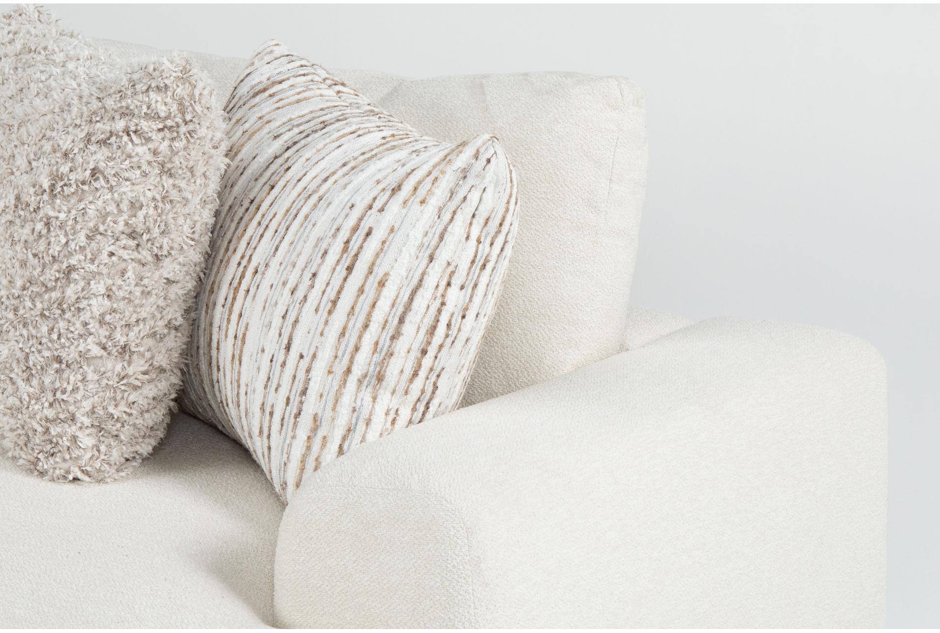 cataleya ivory beige boucle fabric 129" 4 piece left arm facing chaise sectional 14 cataleya ivory beige boucle fabric 129" 4 piece left arm facing chaise sectional