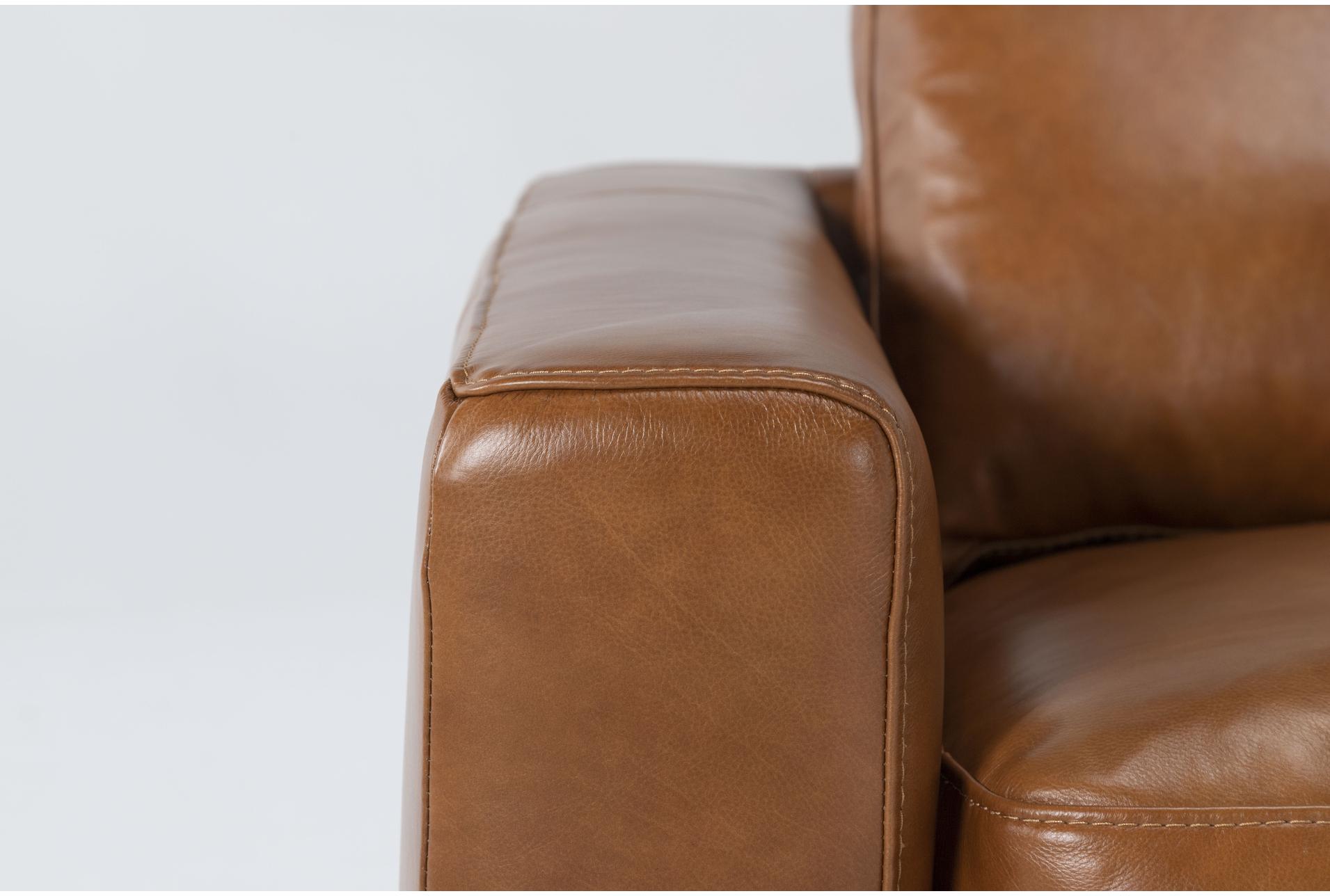 mason brown leather 70" loveseat | track arms | down cushions 11 mason brown leather 70" loveseat | track arms | down cushions