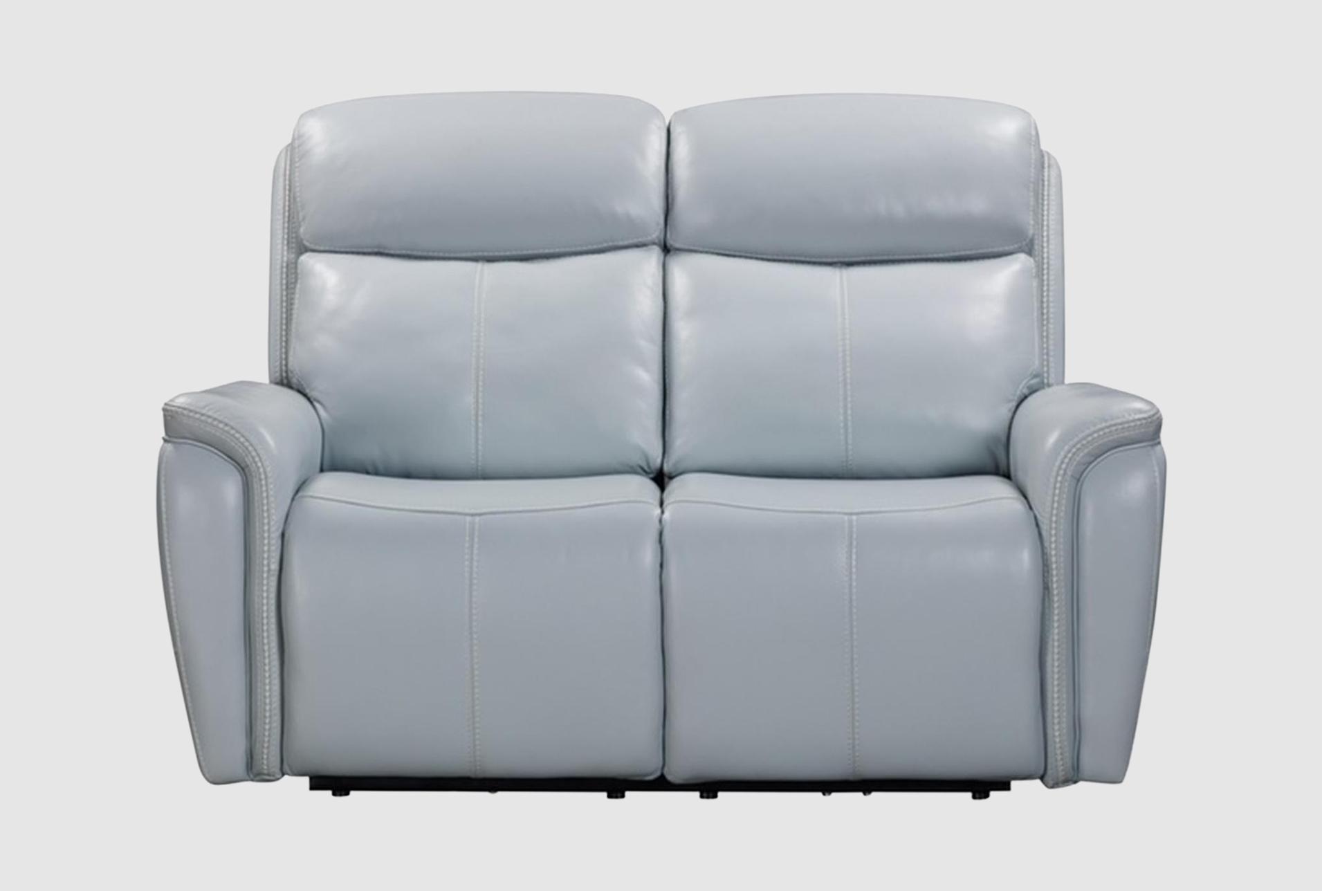 christy grey leather 63" power reclining loveseat with power headrest & usb 1 christy grey leather 63" power reclining loveseat with power headrest & usb