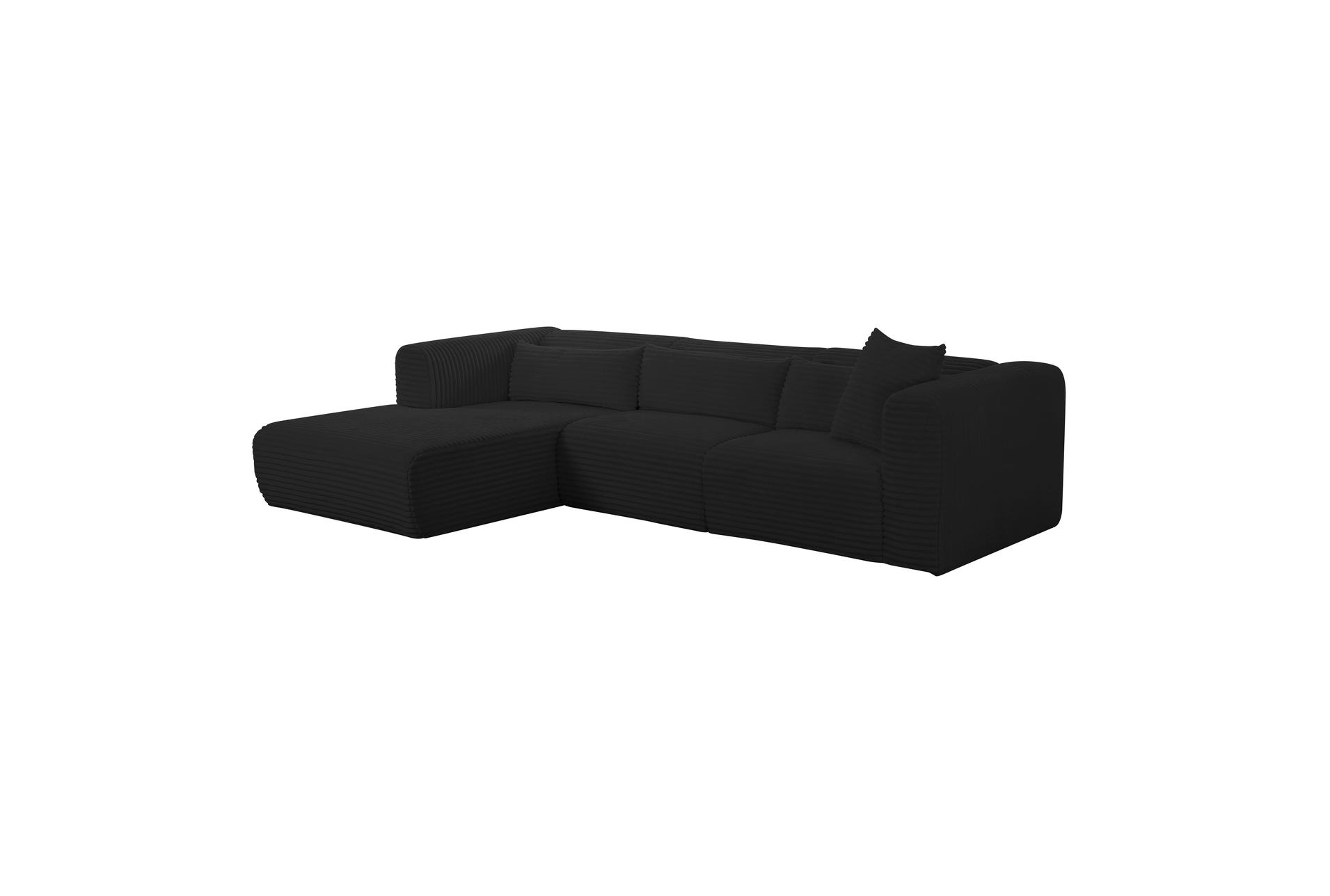 tarra fluffy oversized black corduroy 3 piece modular sectional with left arm facing chaise 10 tarra fluffy oversized black corduroy 3 piece modular sectional with left arm facing chaise