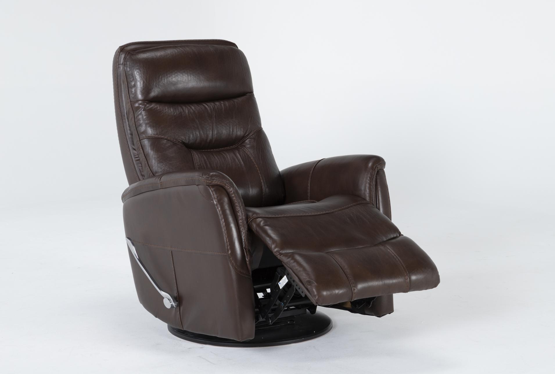 gannon 32" leather brown swivel glider rocker recliner with manual adjustable headrest 10 gannon 32" leather brown swivel glider rocker recliner with manual adjustable headrest
