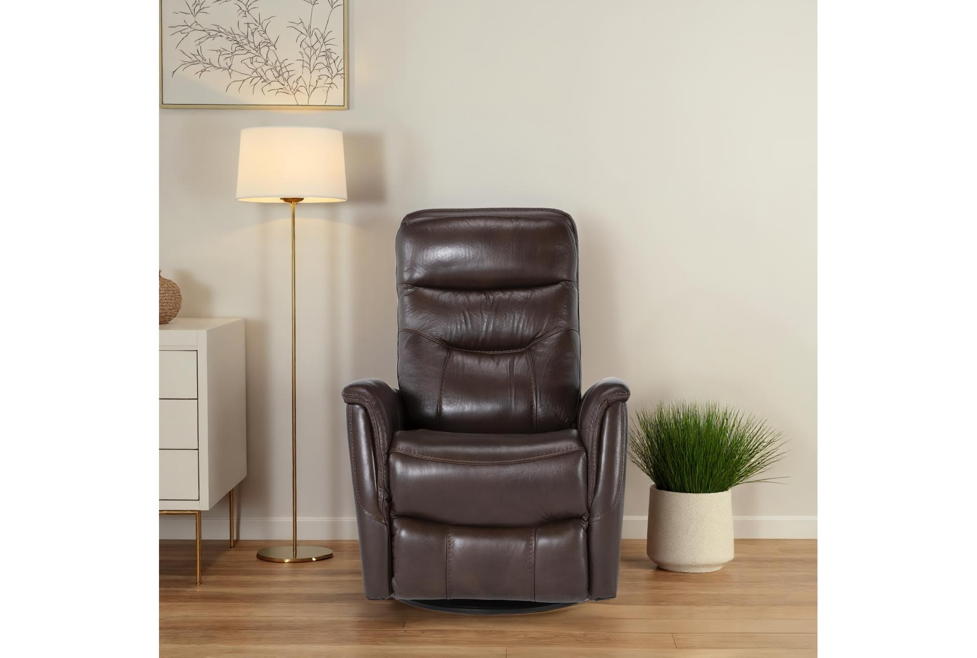 gannon 32" leather brown swivel glider rocker recliner with manual adjustable headrest 16 gannon 32" leather brown swivel glider rocker recliner with manual adjustable headrest