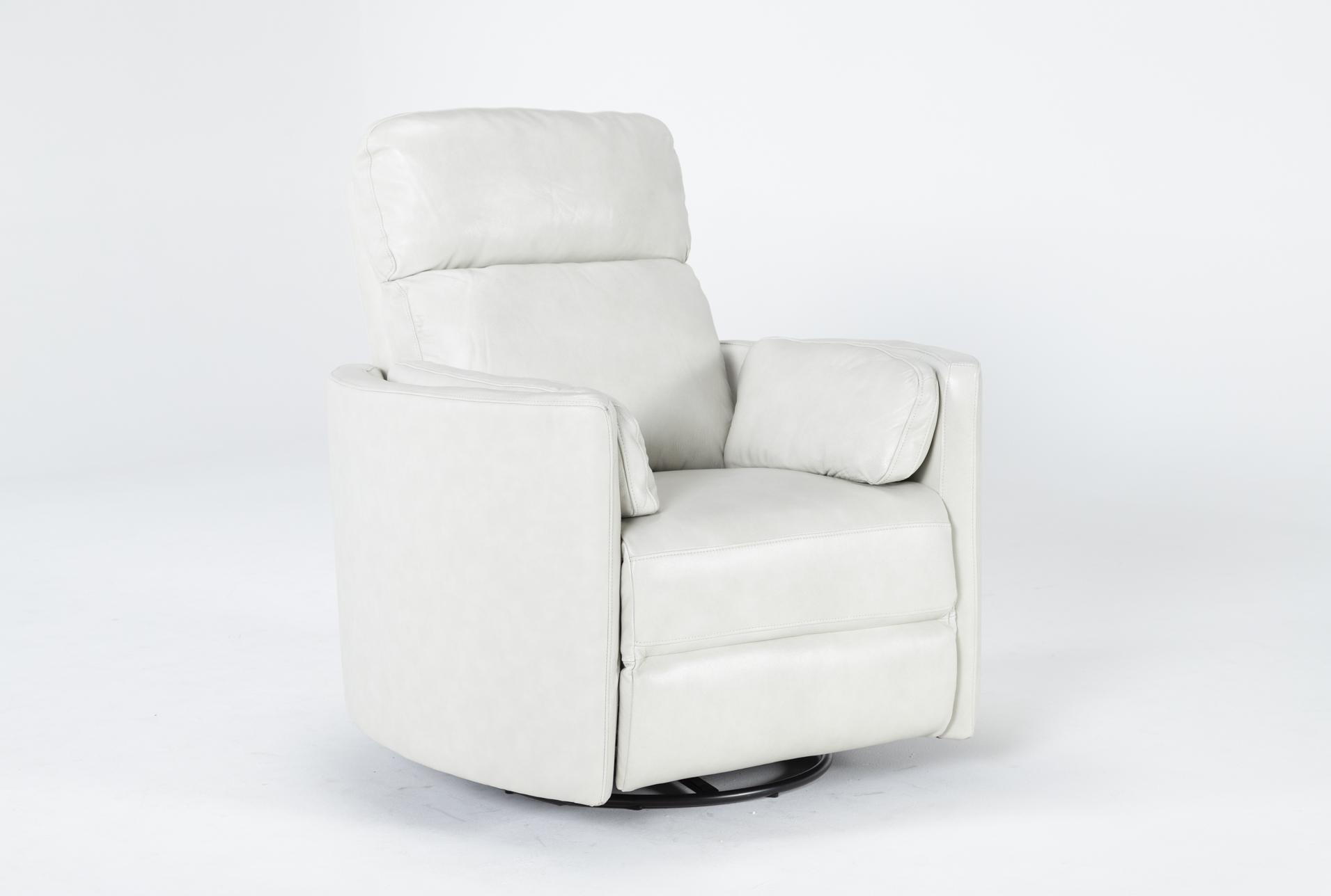 rayna ivory leather nursery power swivel glider recliner with built-in battery & usb | rocker 9 rayna ivory leather nursery power swivel glider recliner with built-in battery & usb | rocker