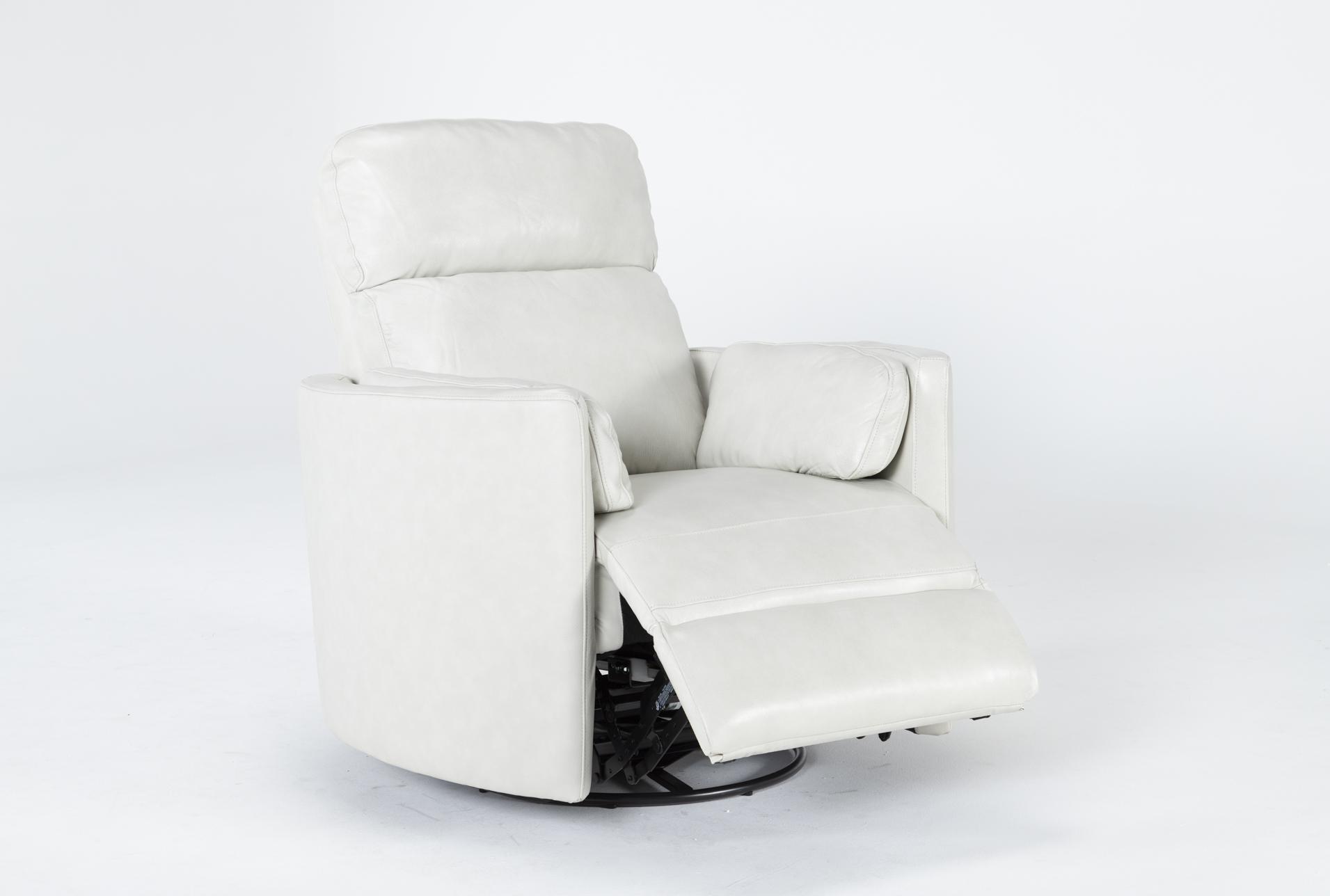 rayna ivory leather nursery power swivel glider recliner with built-in battery & usb | rocker 10 rayna ivory leather nursery power swivel glider recliner with built-in battery & usb | rocker