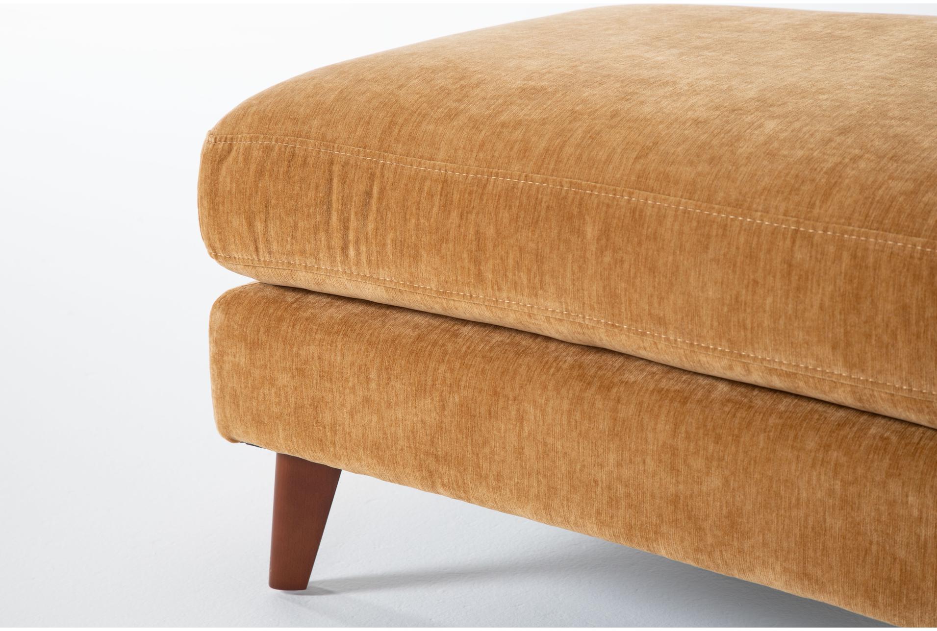 allie buttercup yellow fabric rectangle ottoman 10 allie buttercup yellow fabric rectangle ottoman