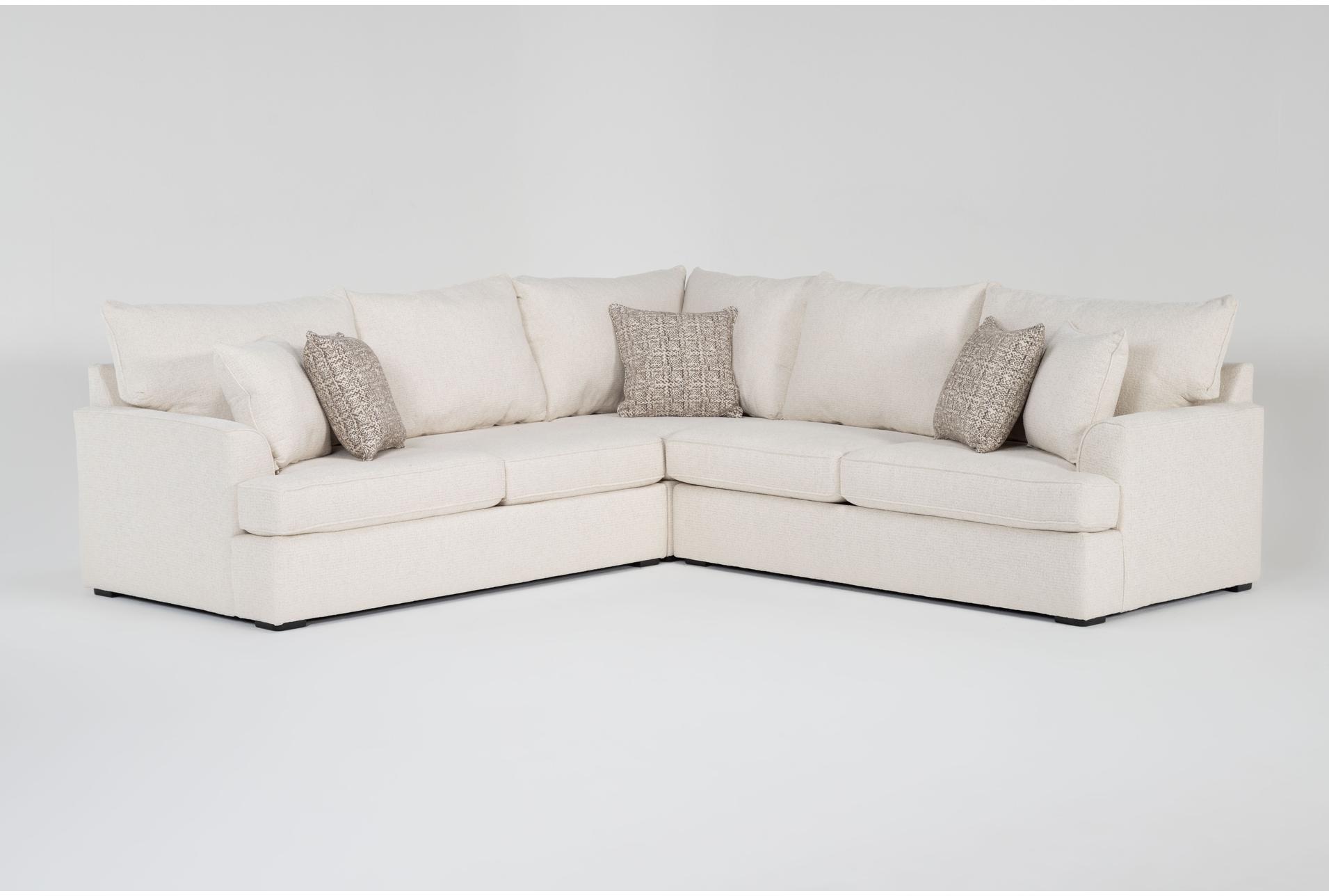 belinha ii opal white ivory fabric 109" modular 3 piece l-shaped sectional | symmetrical | track arms 1 belinha ii opal white ivory fabric 109" modular 3 piece l-shaped sectional | symmetrical | track arms