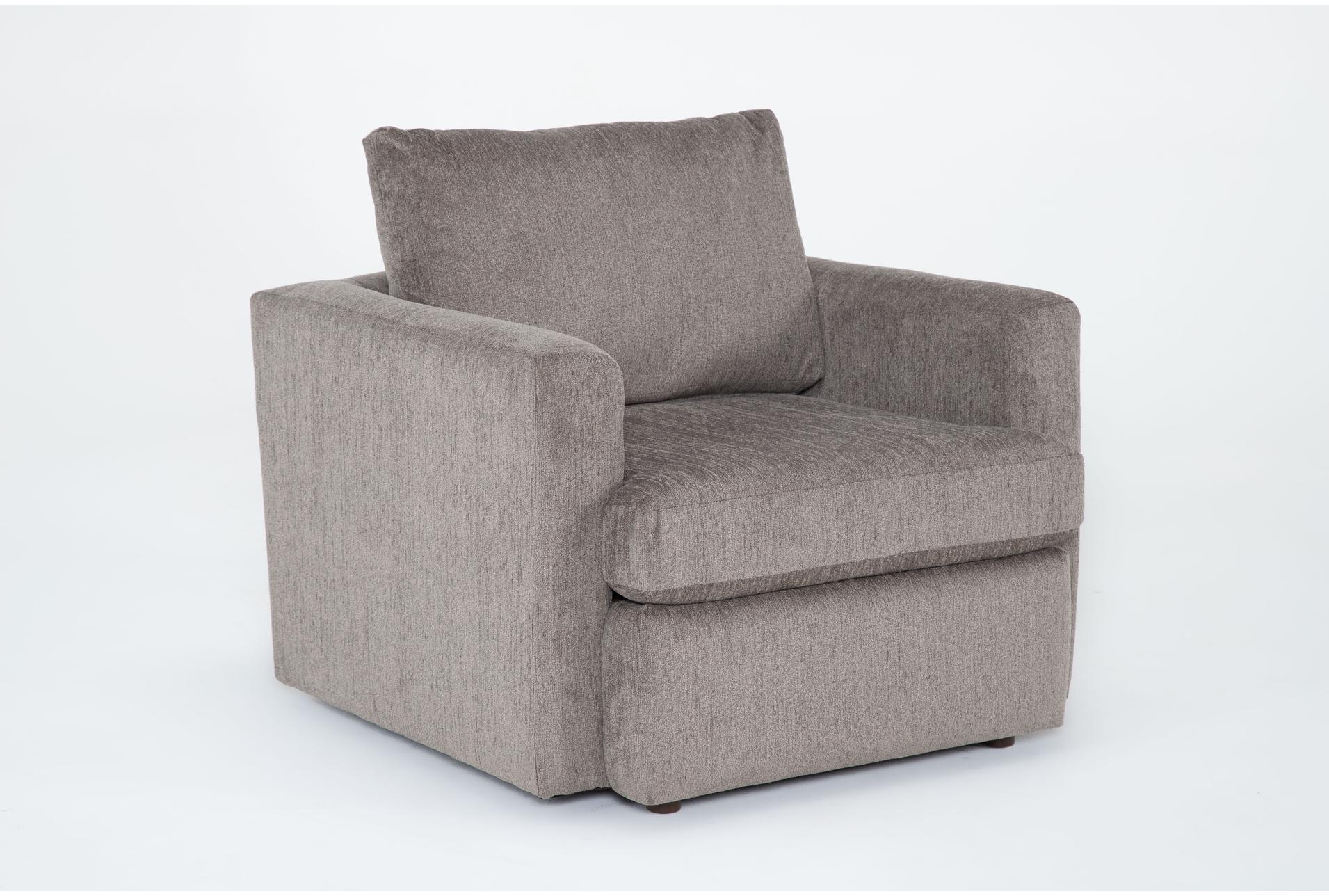 basil grey brown fabric arm chair | solid | club 1 basil grey brown fabric arm chair | solid | club