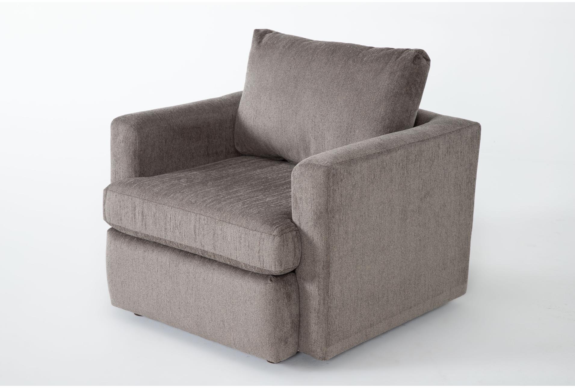 basil grey brown fabric arm chair | solid | club 12 basil grey brown fabric arm chair | solid | club