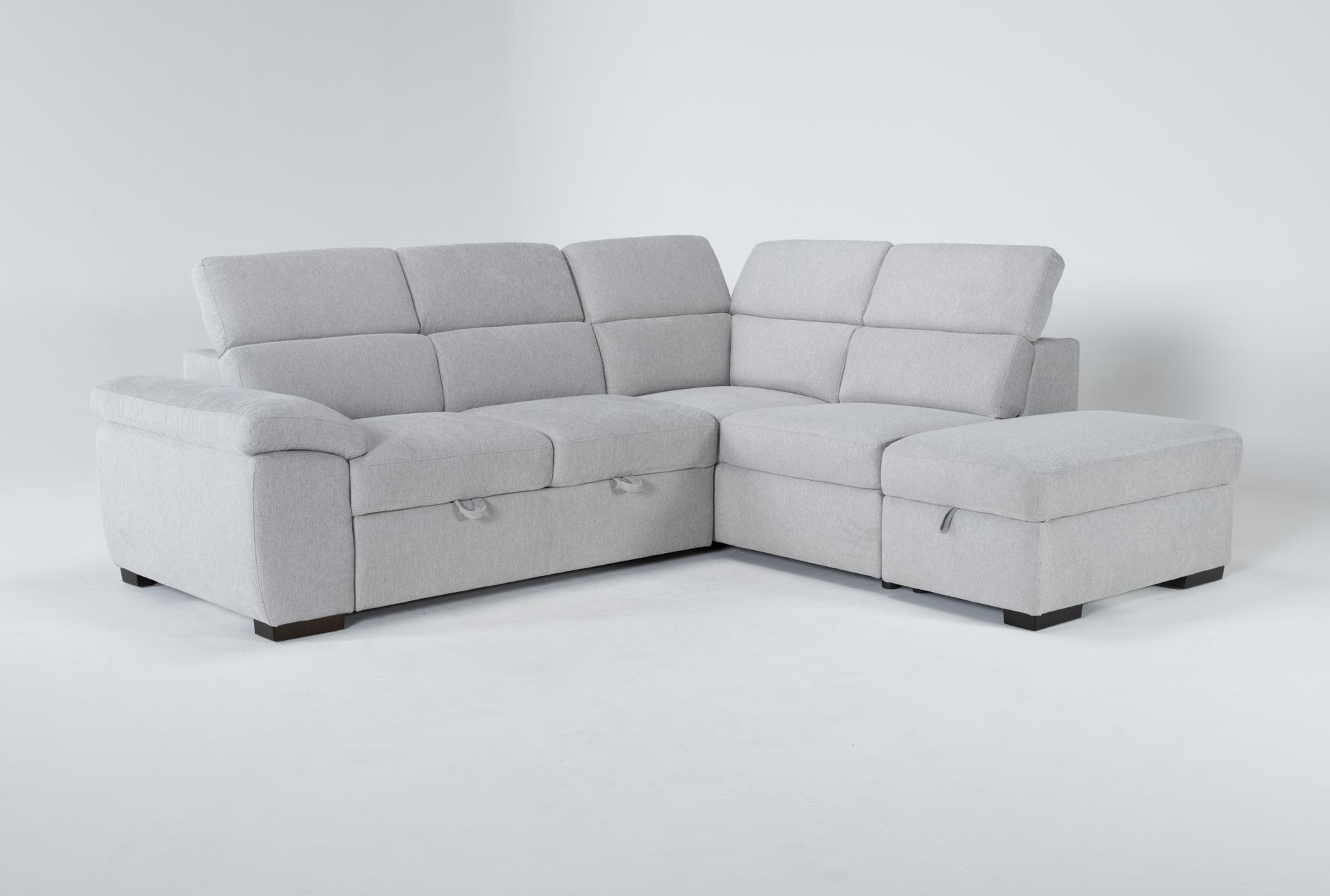dante light grey fabric 103" 3 piece convertible futon sleeper l-shaped sectional with right arm facing storage chaise with storage 15 dante light grey fabric 103" 3 piece convertible futon sleeper l-shaped sectional with right arm facing storage chaise with storage