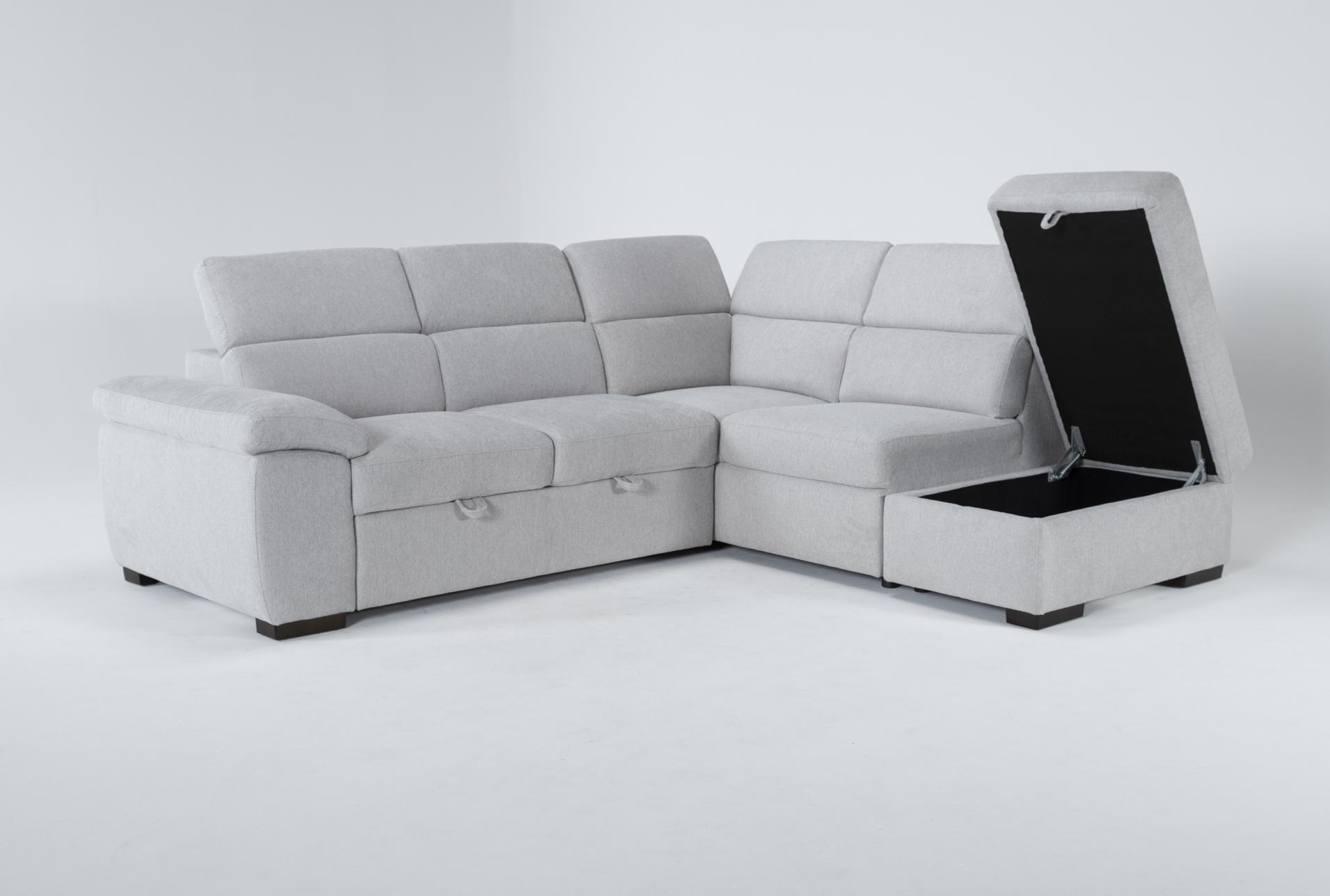 dante light grey fabric 103" 3 piece convertible futon sleeper l-shaped sectional with right arm facing storage chaise with storage 16 dante light grey fabric 103" 3 piece convertible futon sleeper l-shaped sectional with right arm facing storage chaise with storage