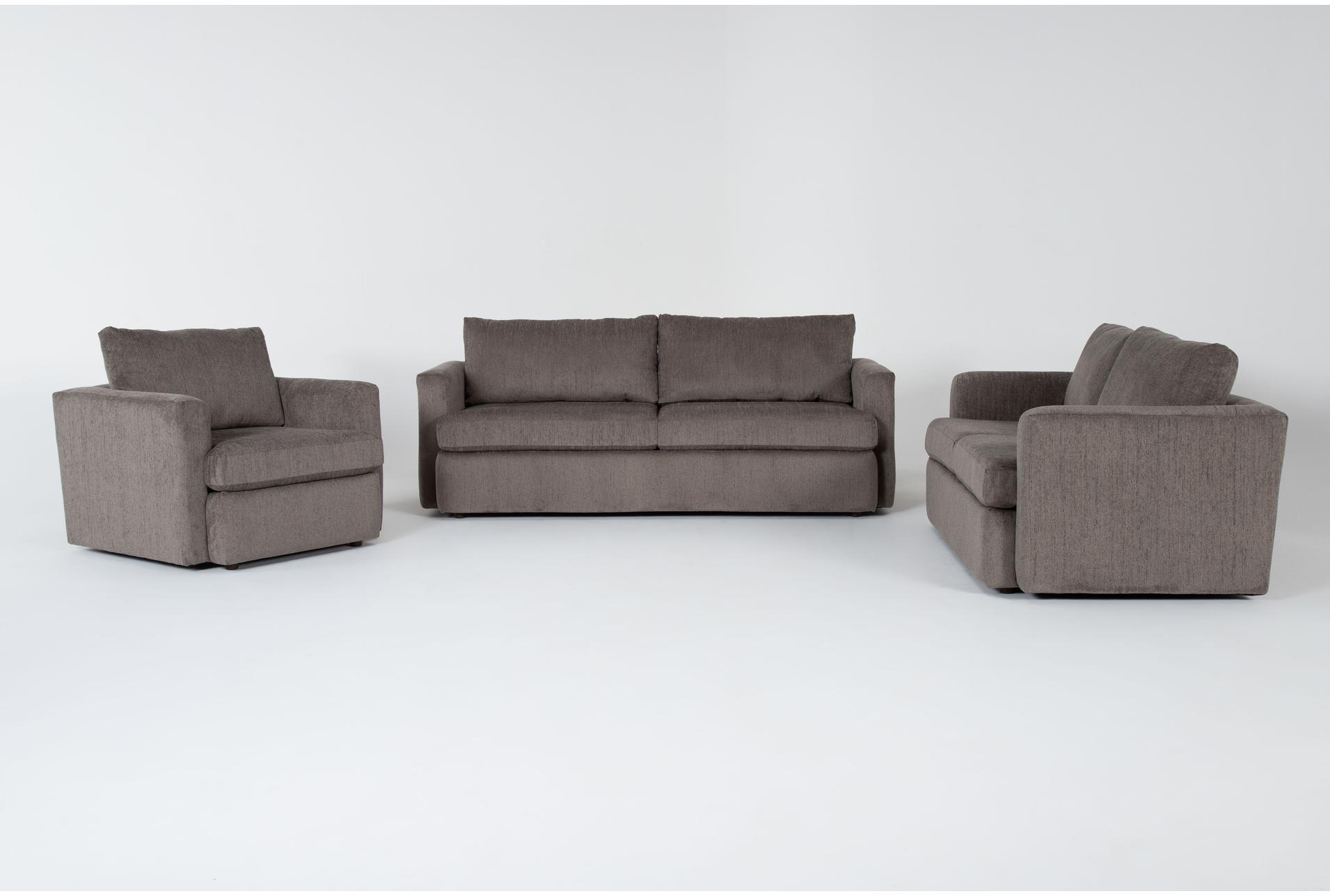 basil grey brown fabric sofa love & arm chair set 1 basil grey brown fabric sofa love & arm chair set