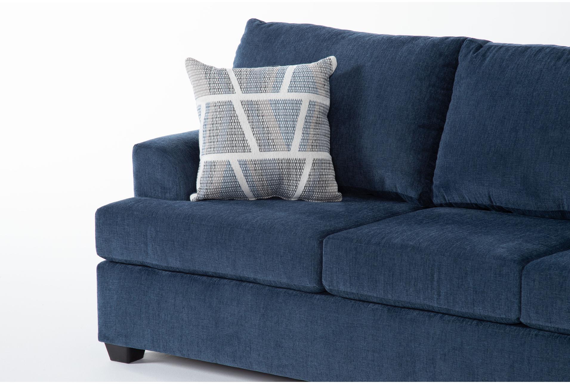 colby navy blue fabric 3 piece sofa loveseat & arm chair set 7 colby navy blue fabric 3 piece sofa loveseat & arm chair set