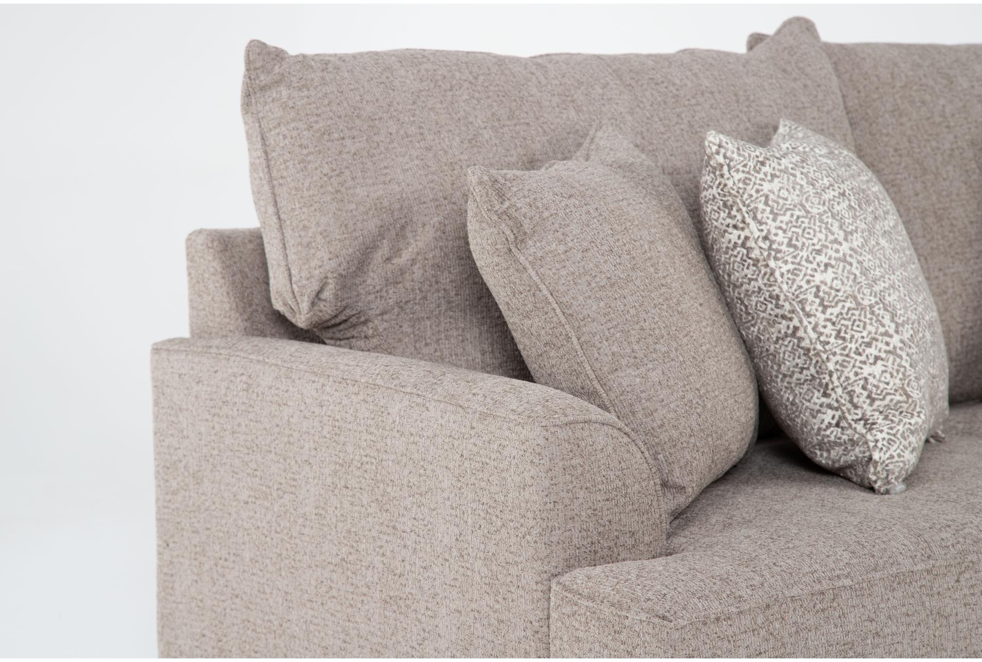 belinha ii taupe beige fabric 76" condo sofa | track arms | loose reversible back 13 belinha ii taupe beige fabric 76" condo sofa | track arms | loose reversible back