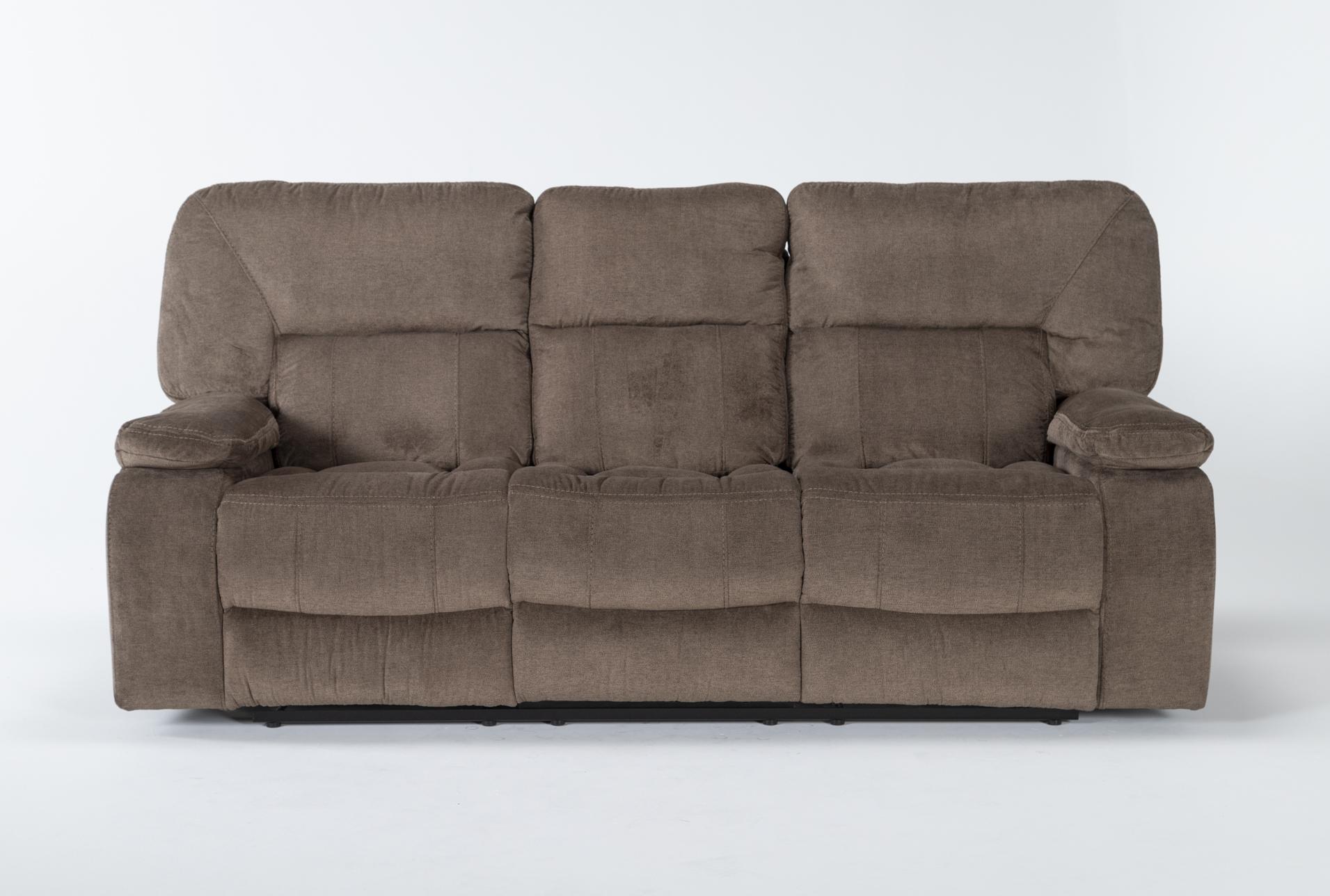 chadrick brown polyester 86" manual triple reclining sofa 1 chadrick brown polyester 86" manual triple reclining sofa