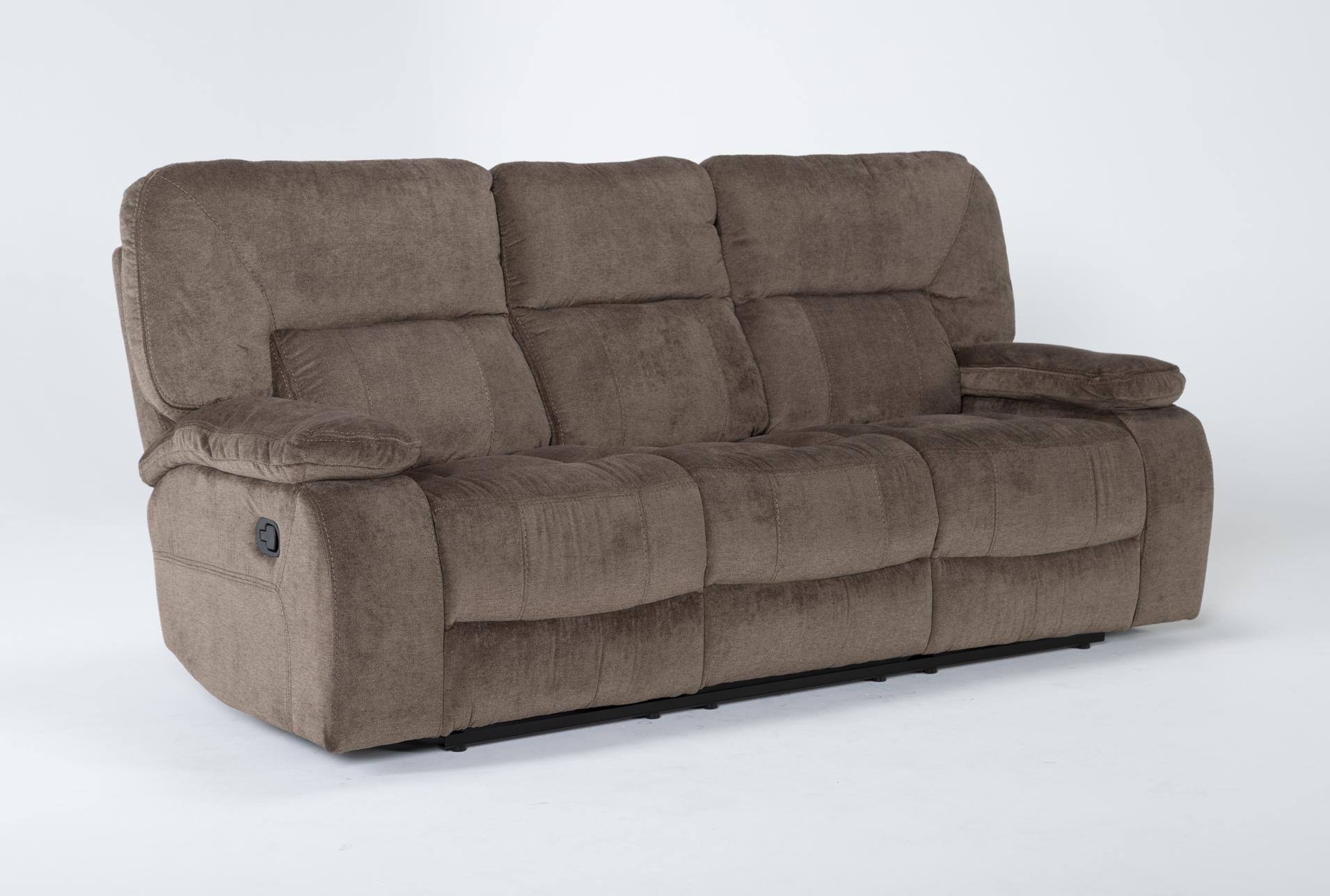 chadrick brown polyester 86" manual triple reclining sofa 9 chadrick brown polyester 86" manual triple reclining sofa