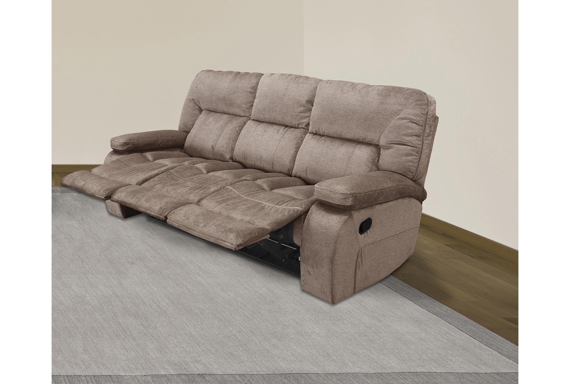 chadrick brown polyester 86" manual triple reclining sofa 14 chadrick brown polyester 86" manual triple reclining sofa