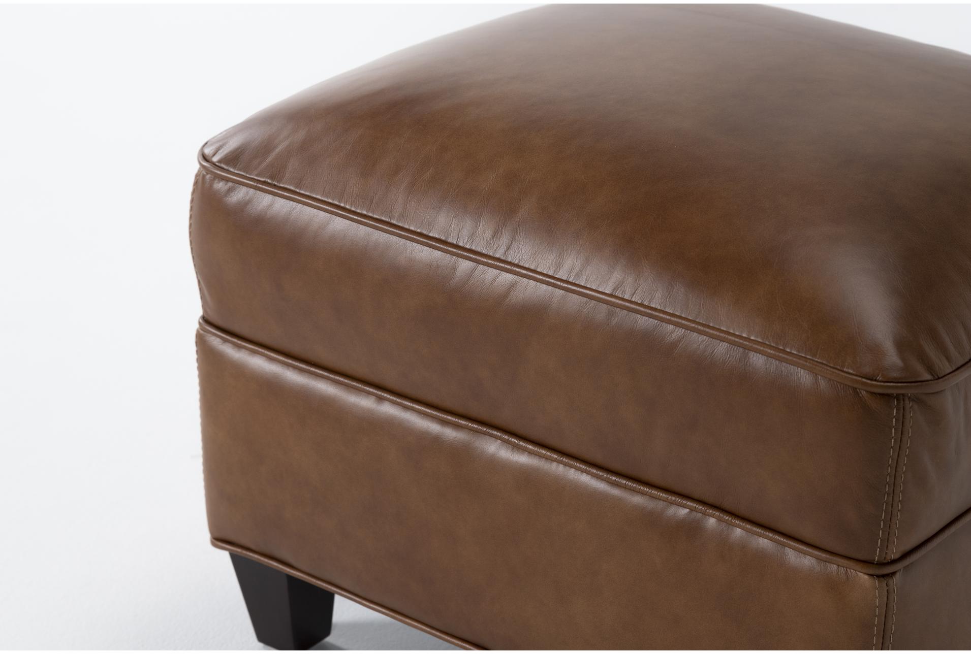 theodore honey leather wood rectangle ottoman 9 theodore honey leather wood rectangle ottoman