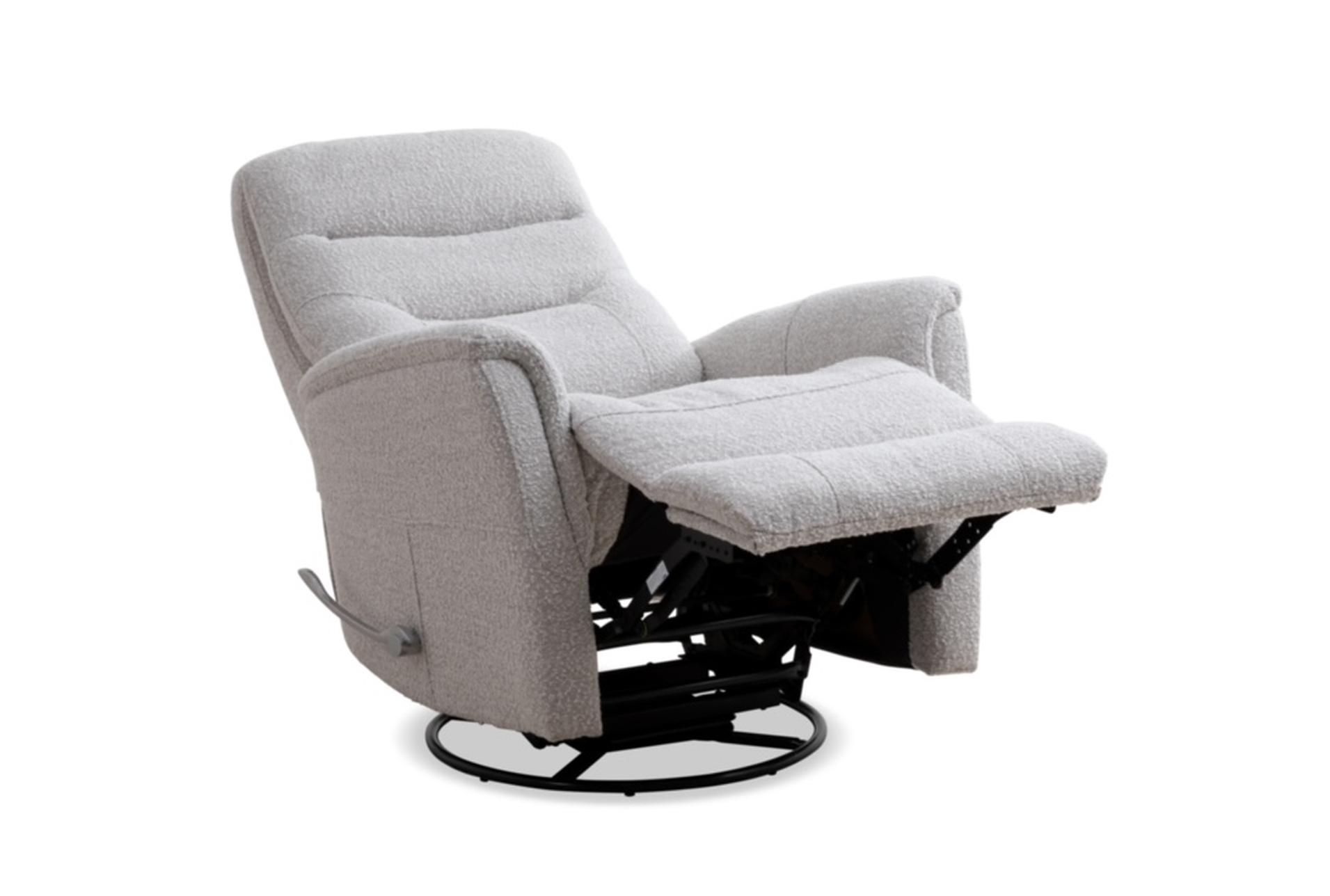gannon 31" cream boucle manual swivel glider recliner with manual adjustable headrest | rocker 9 gannon 31" cream boucle manual swivel glider recliner with manual adjustable headrest | rocker