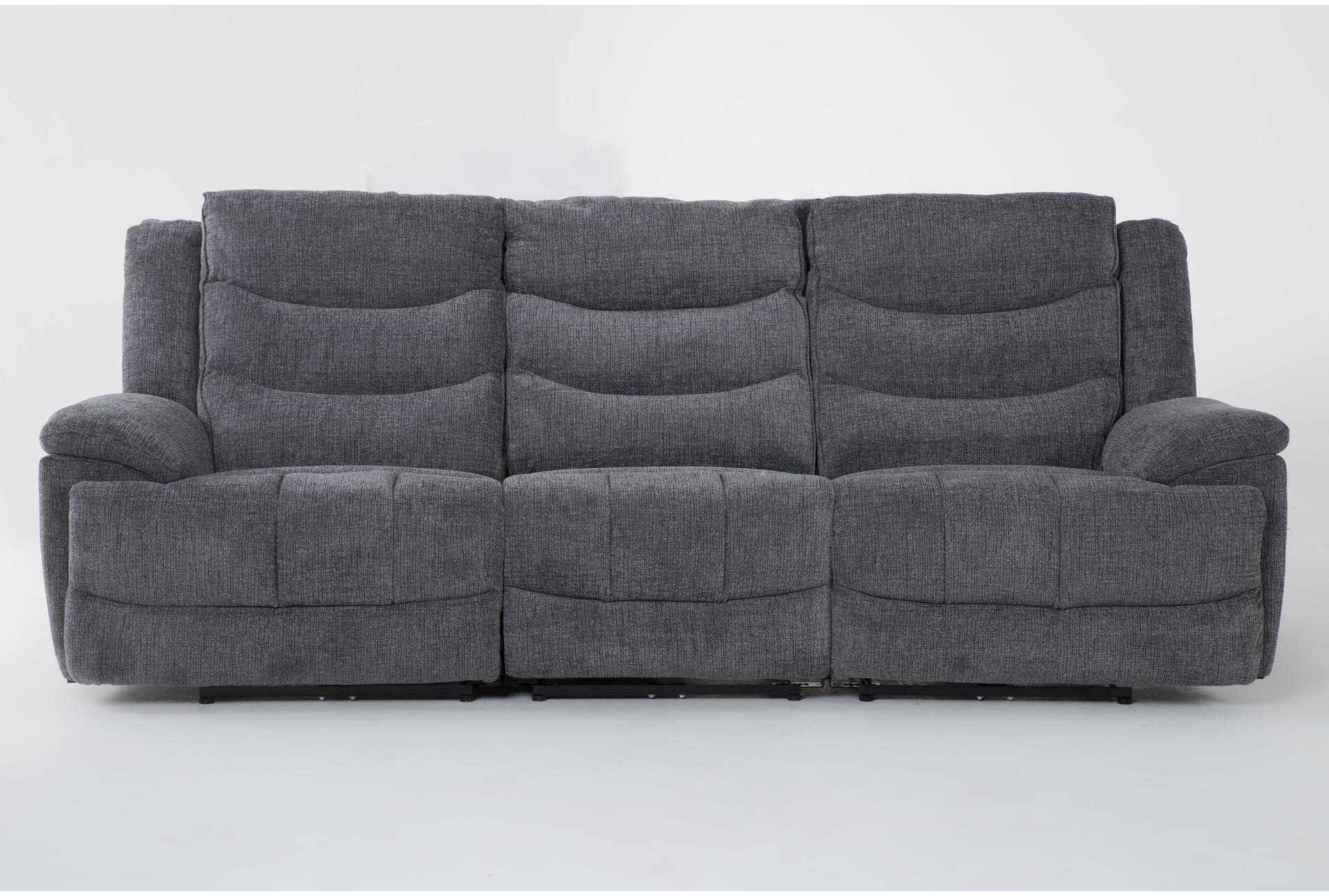 cruz smoke grey 101" 3 piece power reclining modular sofa with usb 1 cruz smoke grey 101" 3 piece power reclining modular sofa with usb