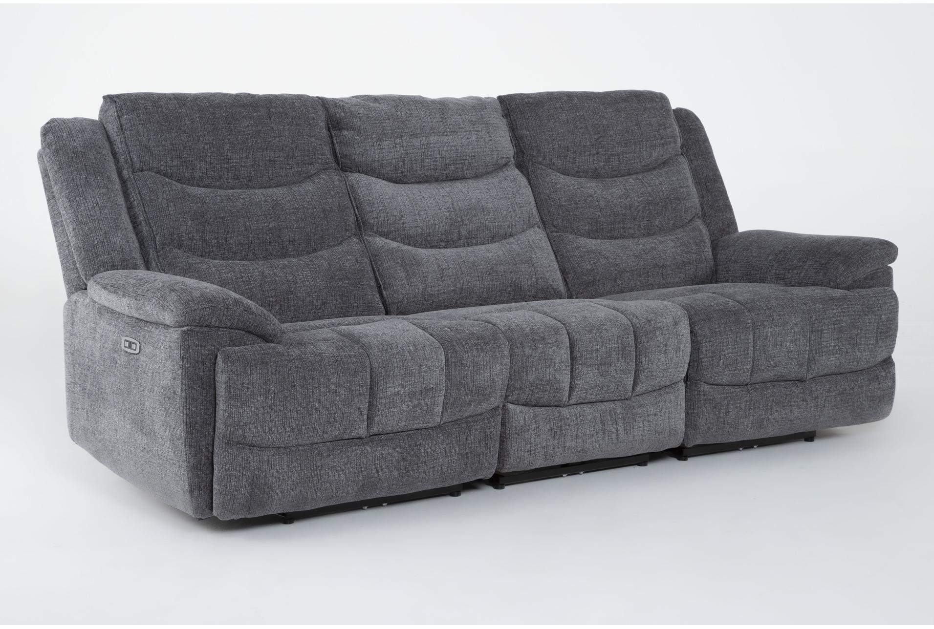 cruz smoke grey 101" 3 piece power reclining modular sofa with usb 10 cruz smoke grey 101" 3 piece power reclining modular sofa with usb