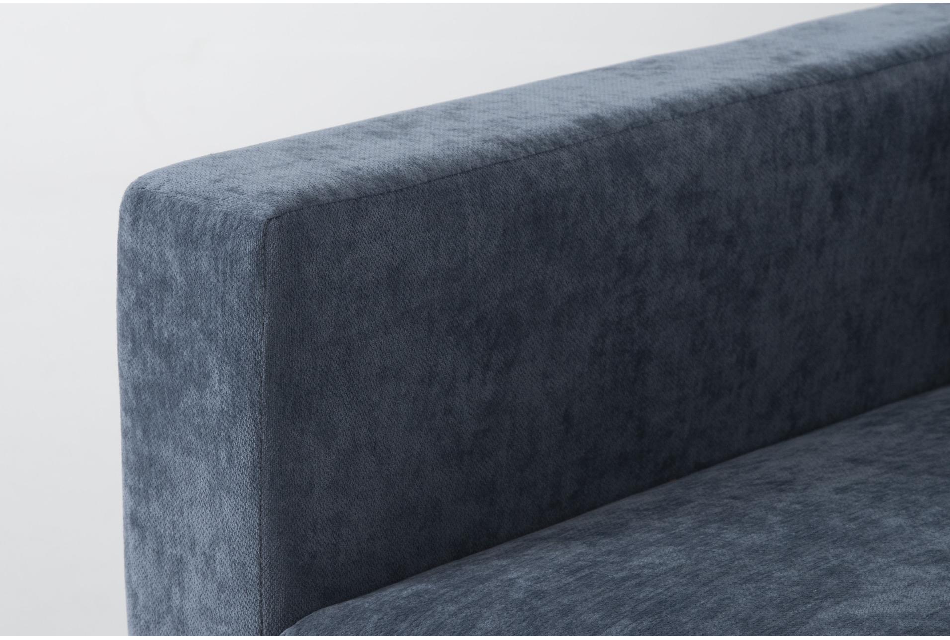 bradley denim blue fabric modern 81" sofa 8 bradley denim blue fabric modern 81" sofa