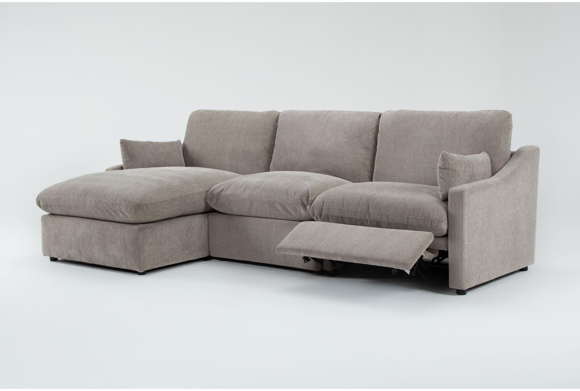kennedy mocha brown beige 3 piece power reclining modular sectional with left arm facing power chaise | fabric 12 kennedy mocha brown beige 3 piece power reclining modular sectional with left arm facing power chaise | fabric
