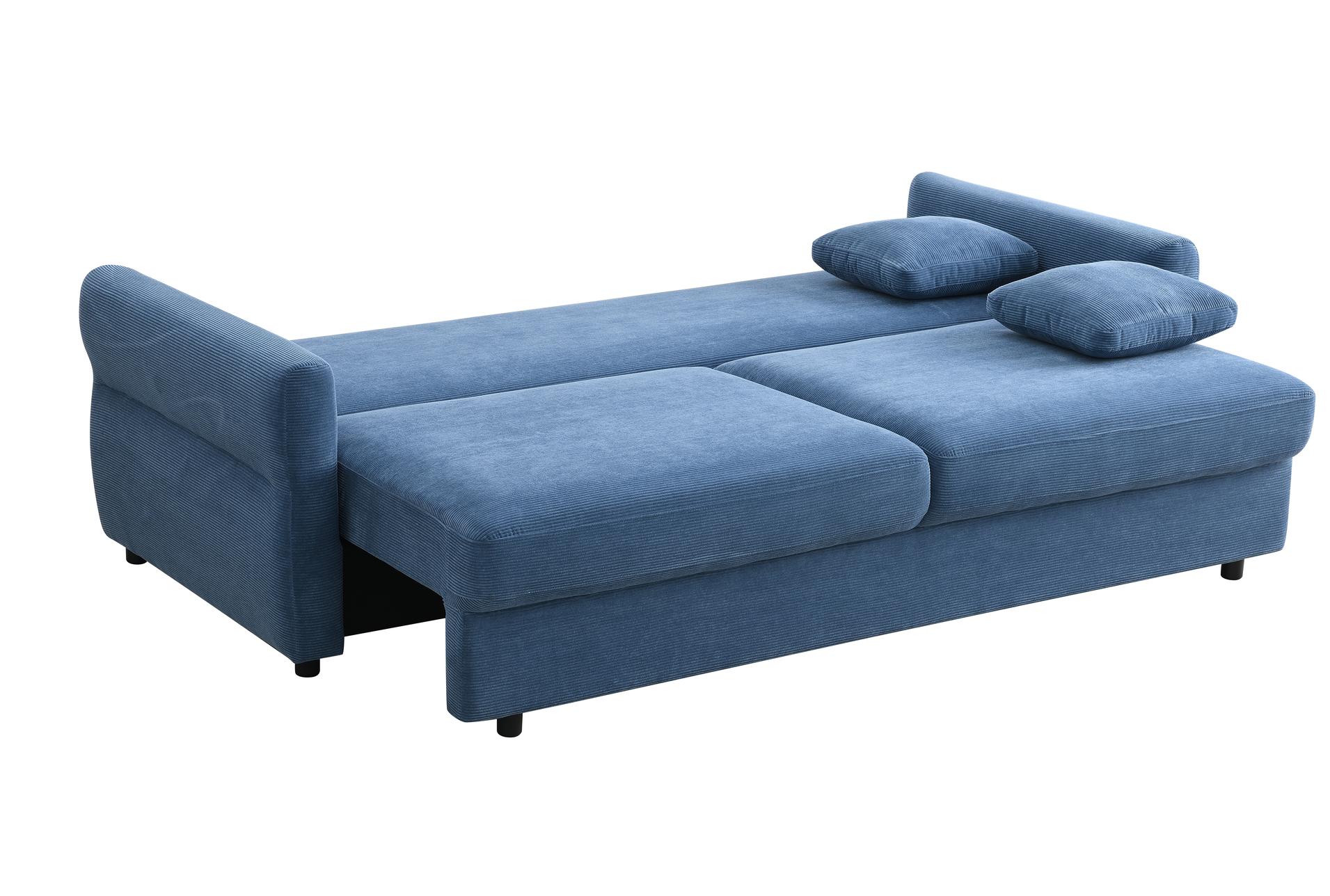 haran blue 92" fabric sofa with storage 9 haran blue 92" fabric sofa with storage