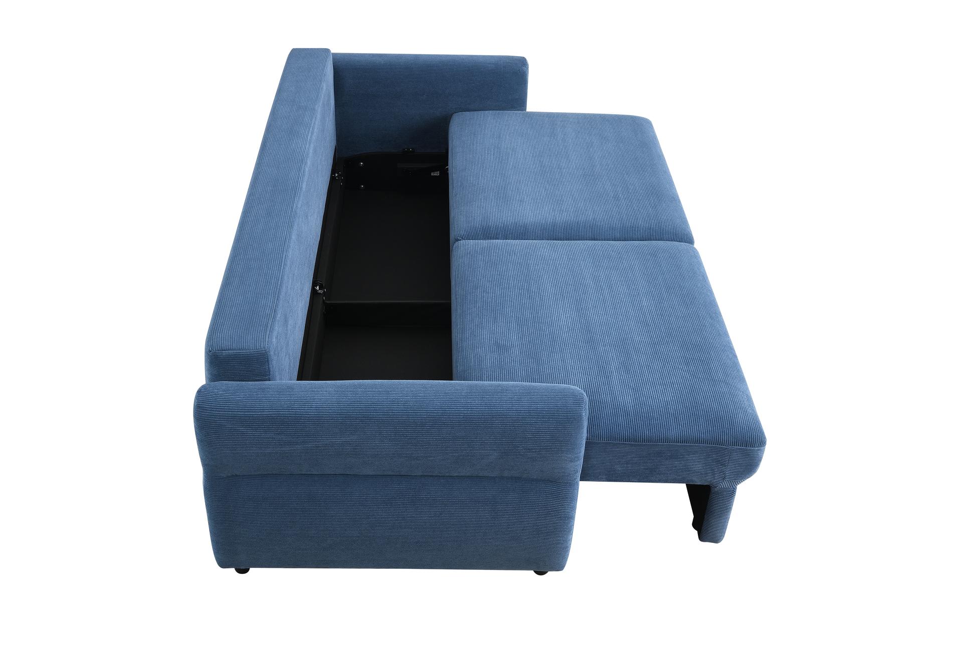 haran blue 92" fabric sofa with storage 10 haran blue 92" fabric sofa with storage