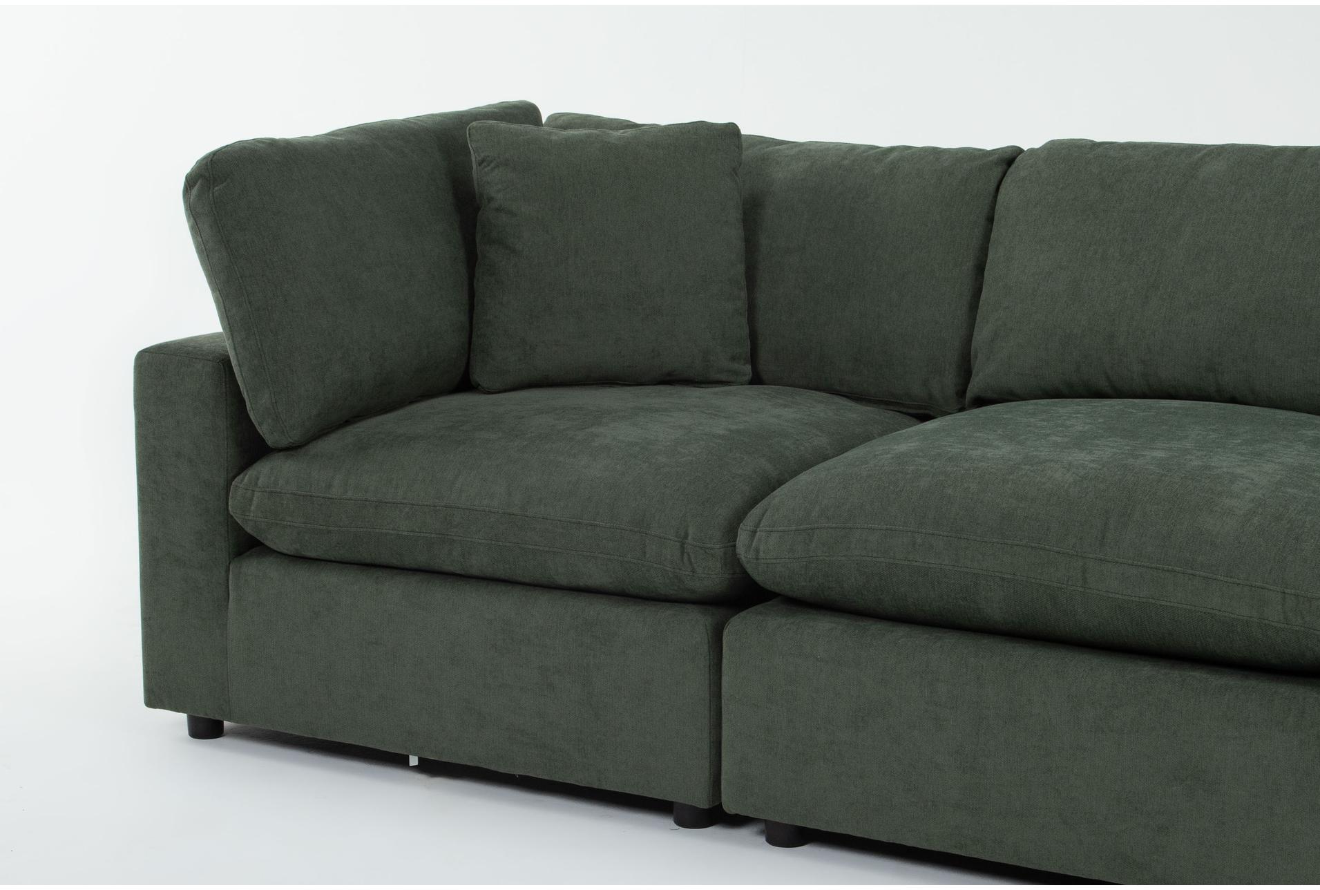zone green fabric 3 piece modular sofa with arm chair 8 zone green fabric 3 piece modular sofa with arm chair