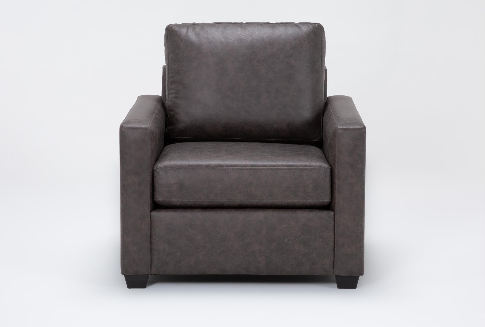 mathers grey brown vegan faux leather chair | arms | fabric 1 mathers grey brown vegan faux leather chair | arms | fabric