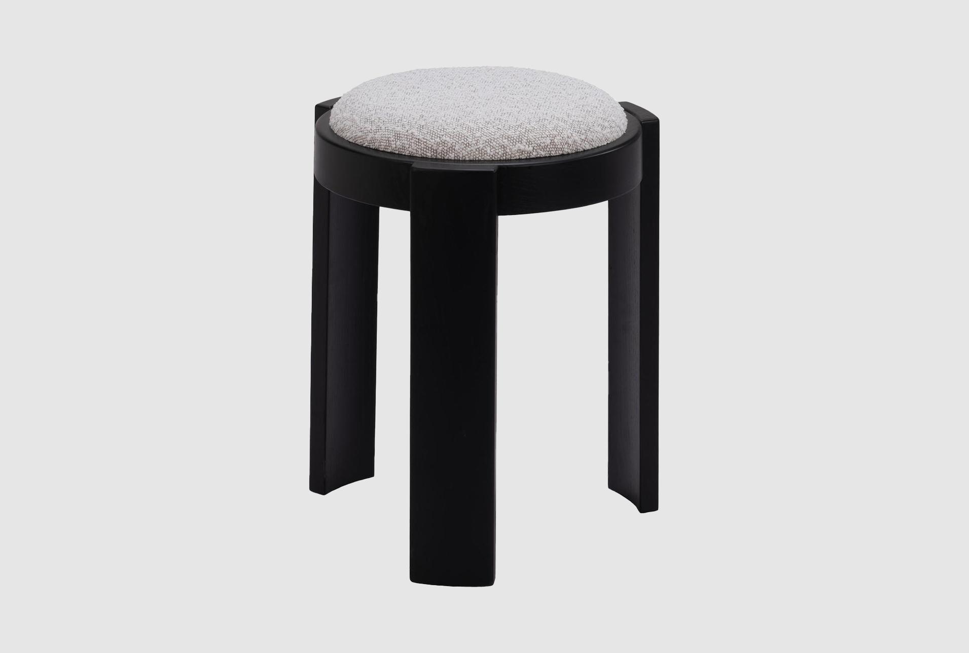 banjul misty grey shearling fabric round stackable ottoman 1 banjul misty grey shearling fabric round stackable ottoman
