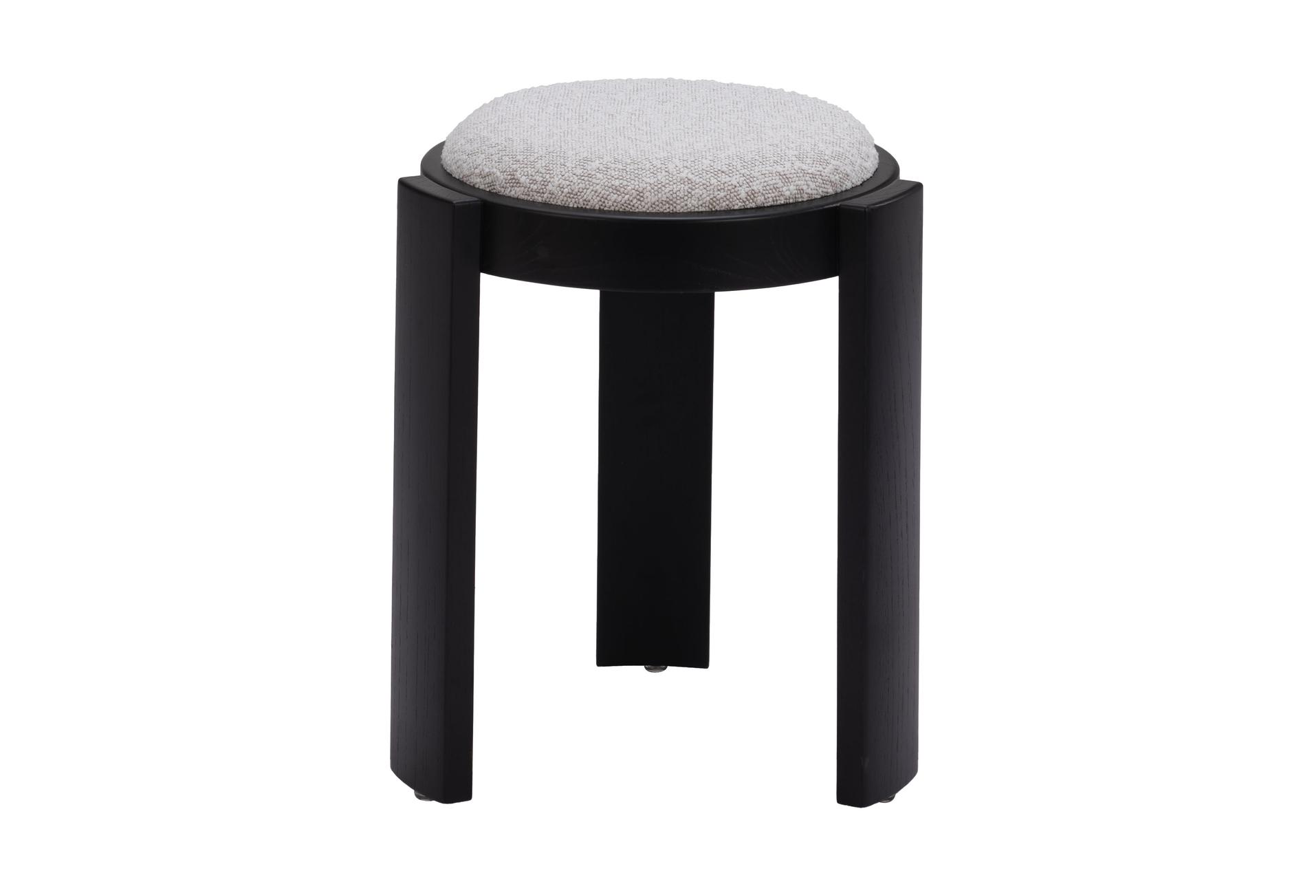 banjul misty grey shearling fabric round stackable ottoman 11 banjul misty grey shearling fabric round stackable ottoman
