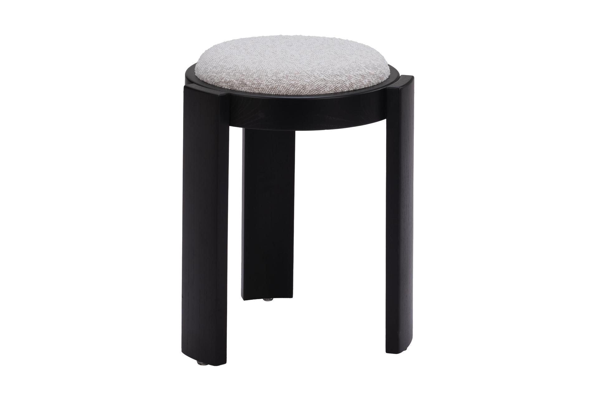 banjul misty grey shearling fabric round stackable ottoman 12 banjul misty grey shearling fabric round stackable ottoman