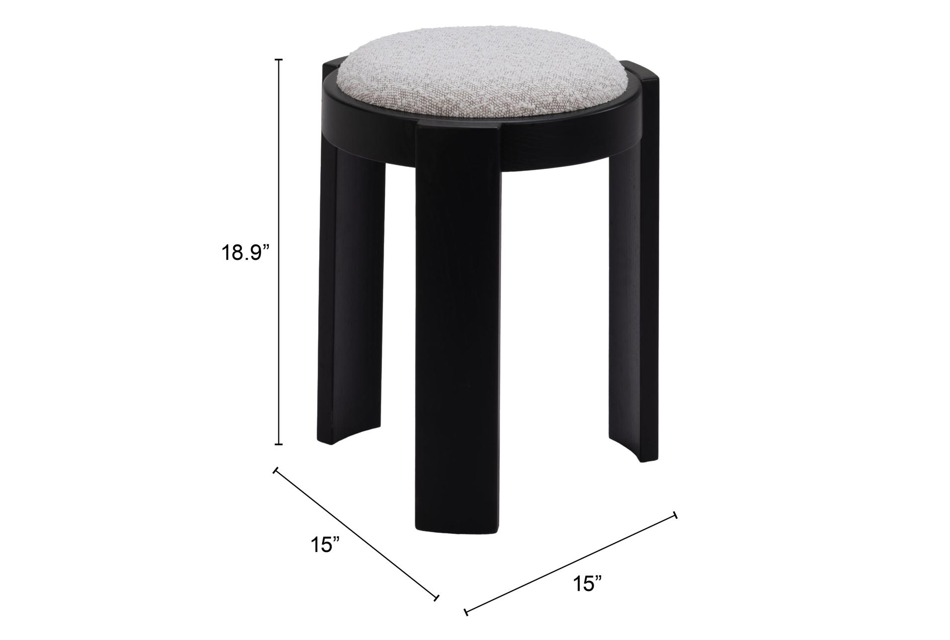 banjul misty grey shearling fabric round stackable ottoman 14 banjul misty grey shearling fabric round stackable ottoman