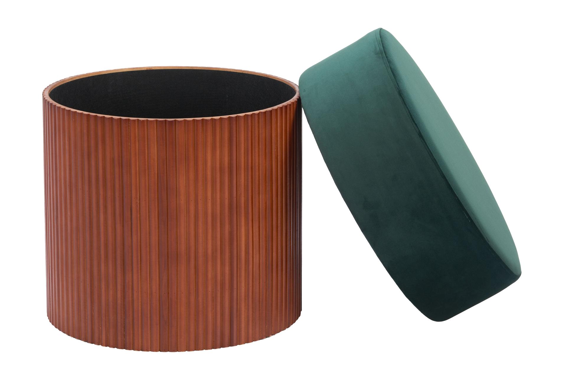 boto green plush round fabric wood storage ottoman 12 boto green plush round fabric wood storage ottoman