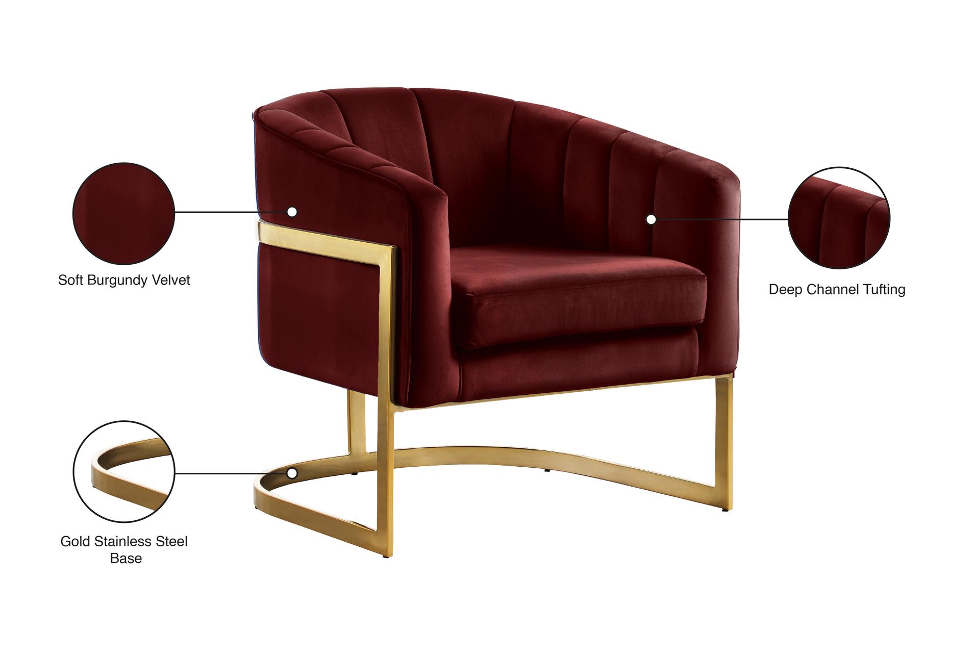 francis burgundy red velvet accent chair | fabric 13 francis burgundy red velvet accent chair | fabric